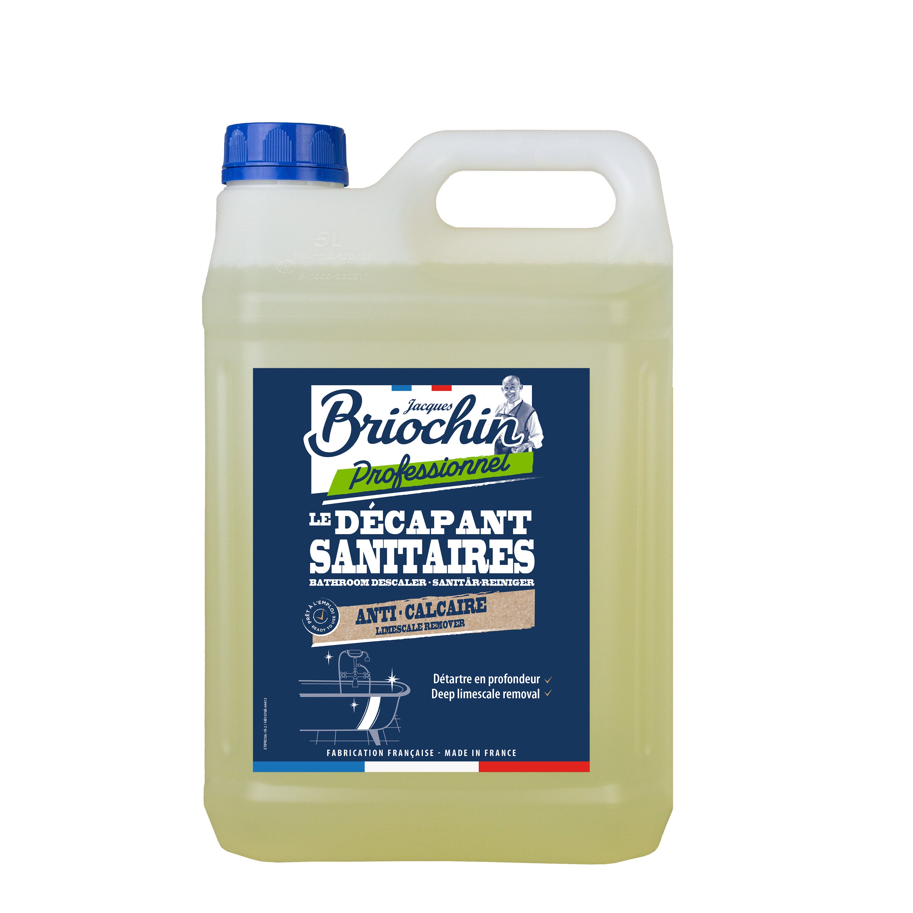 JACQUES BRIOCHIN PRO - Le Décapant Sanitaires 5L Sans parfum