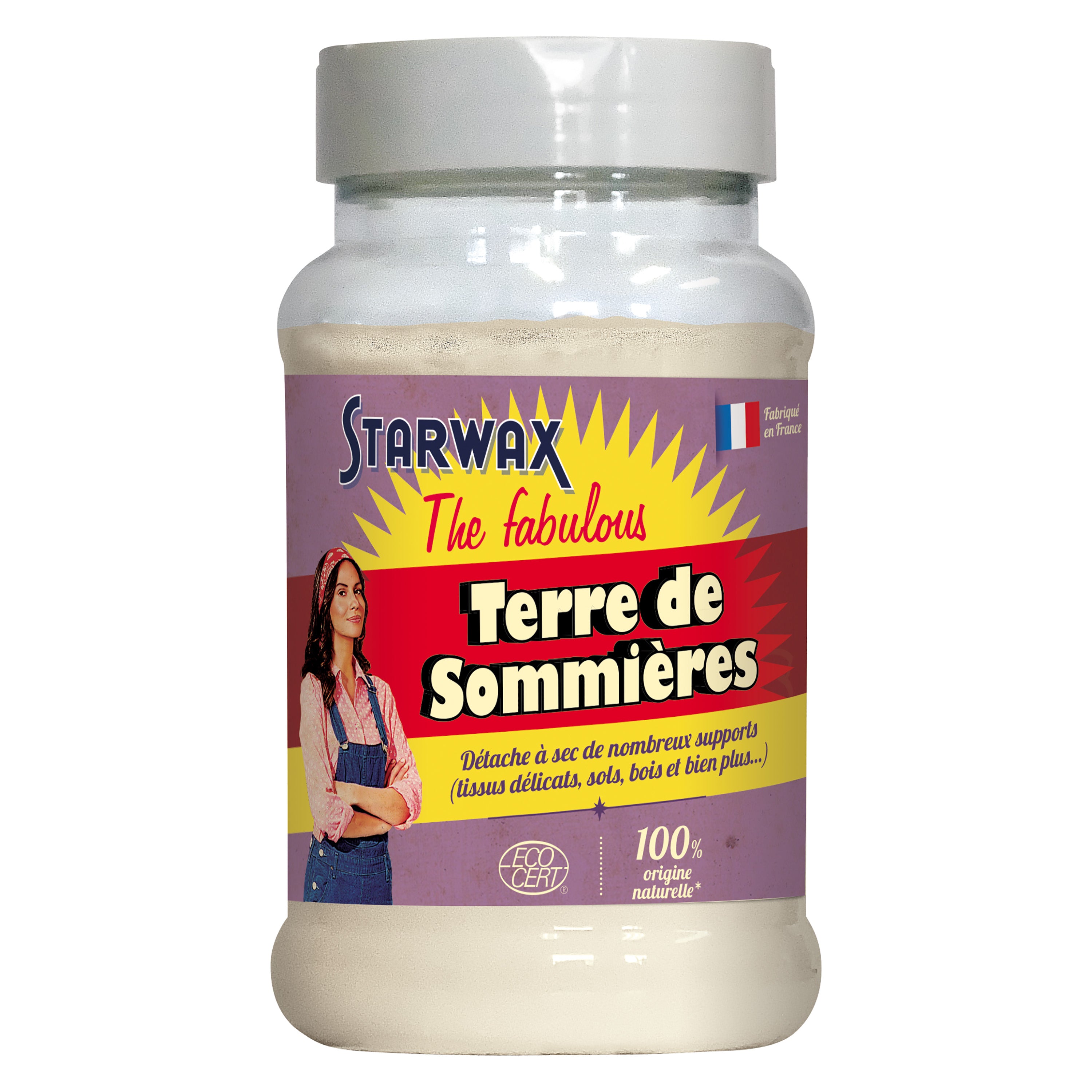 STARWAX FABULOUS - Détachant textiles - Terre de sommières 200g