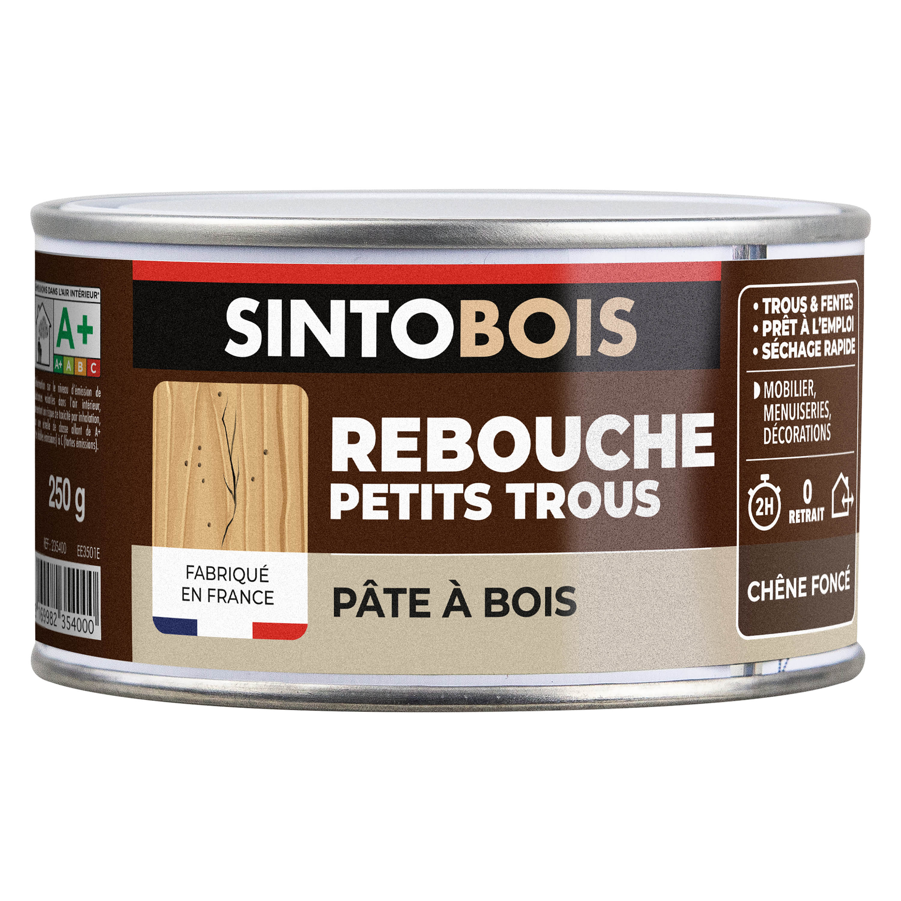SINTO - Pâte à bois tradition 550ml Chêne clair