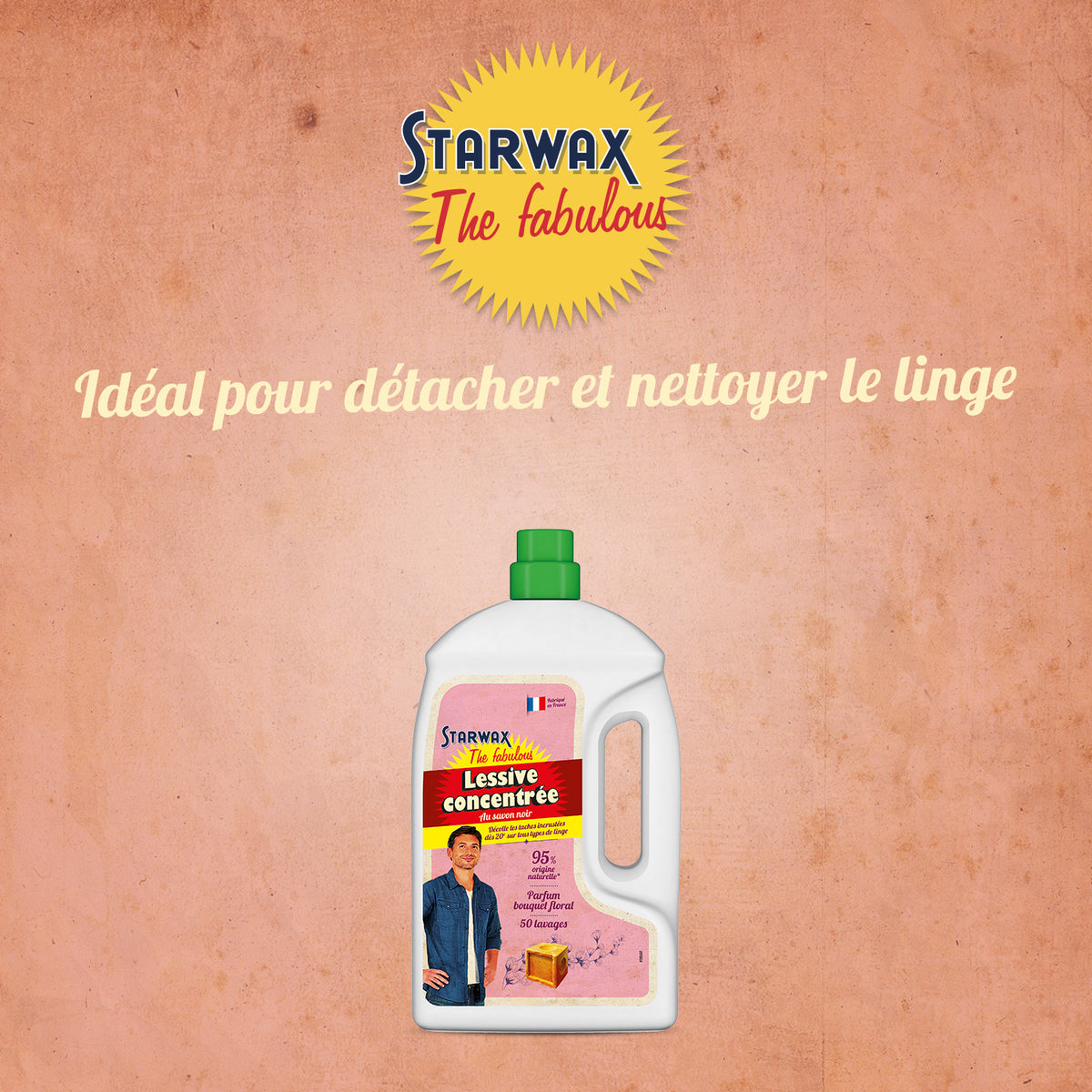 STARWAX FABULOUS - Lessive textile 1,5L