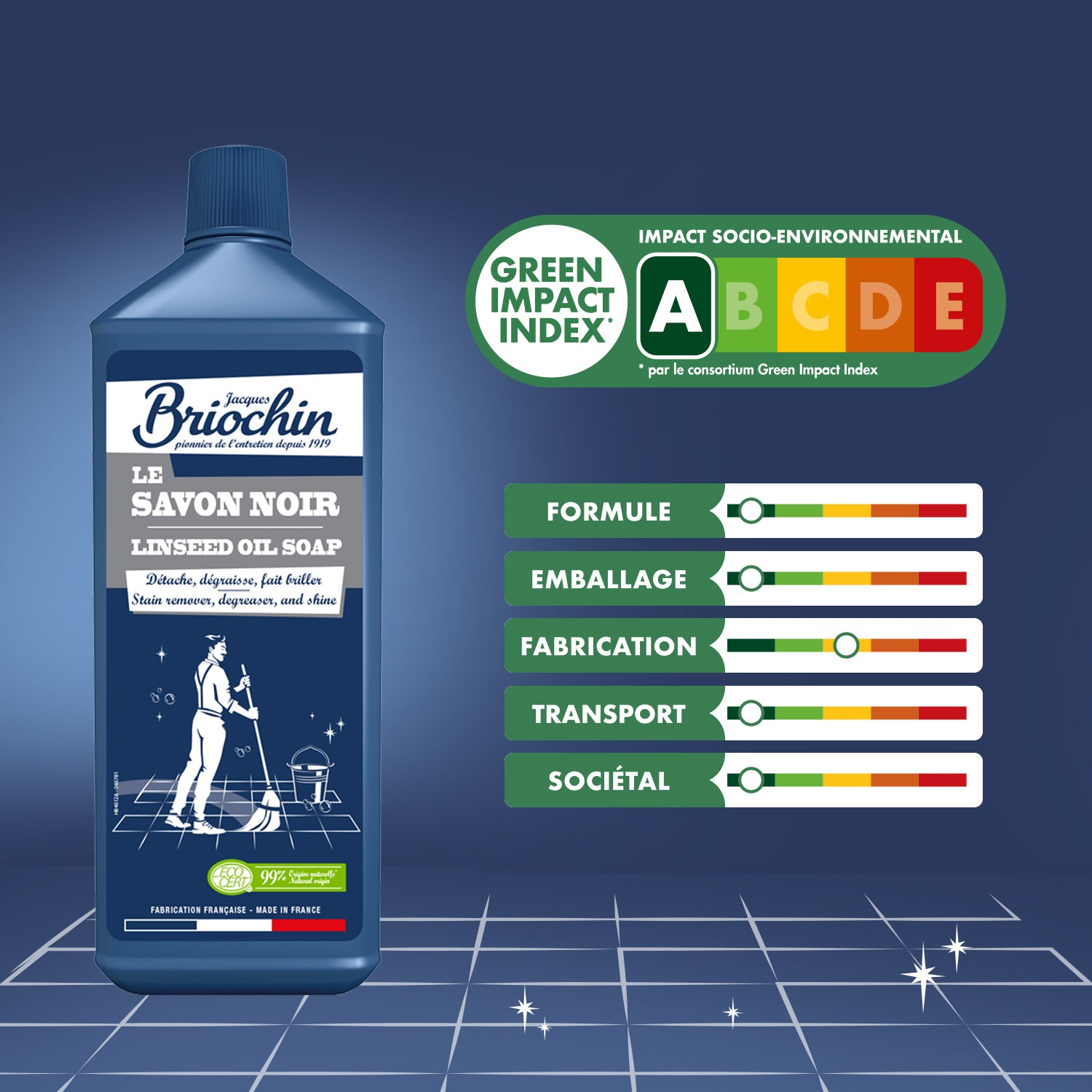 Savon noir liquide
