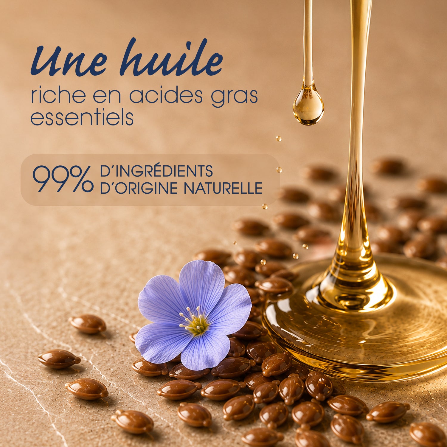 Le Baume nourrissant à l'extraordinaire huile de lin