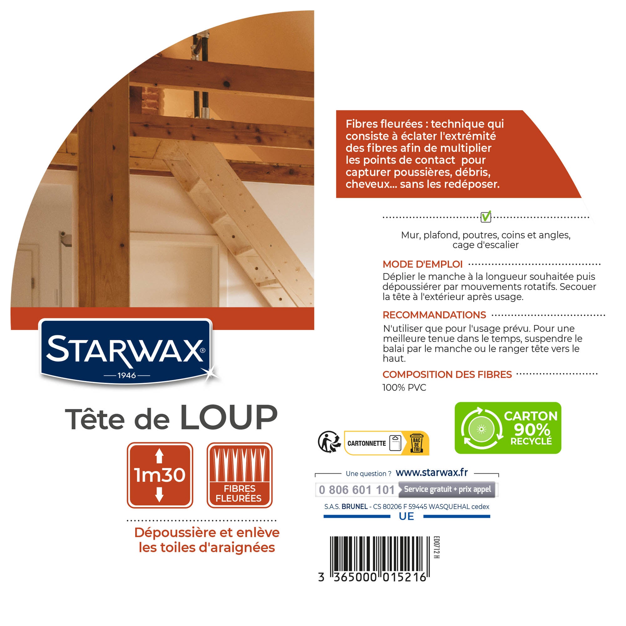 STARWAX - Tête de loup X1