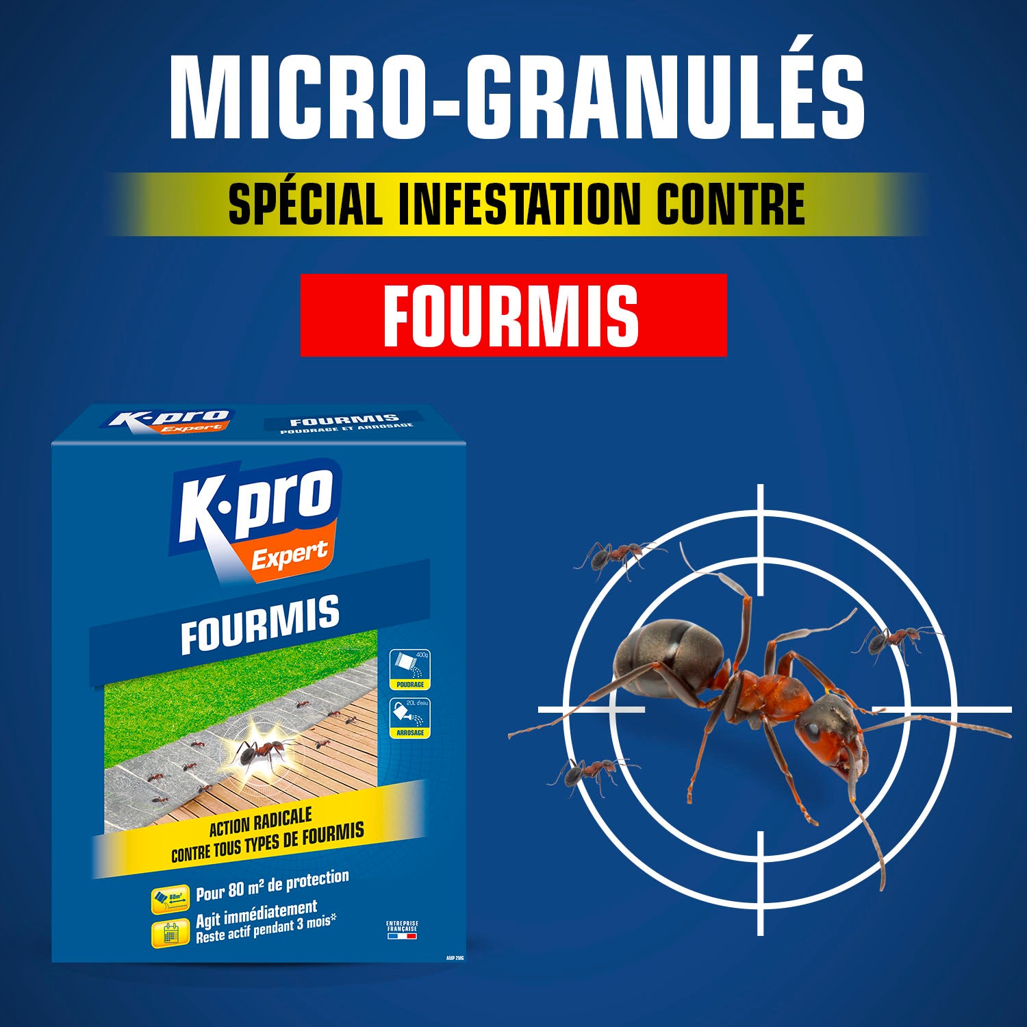 K.PRO - Granulés anti-fourmis
 400g