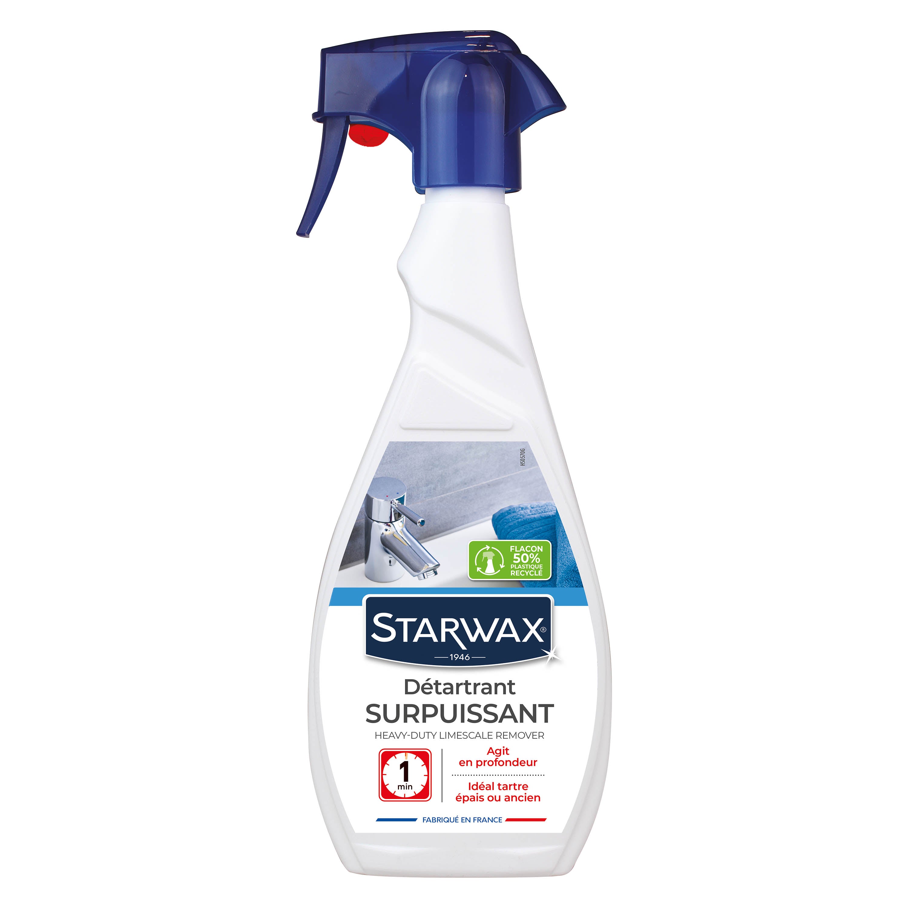 STARWAX - Détartrant surpuissant pour salle de bains 500ml