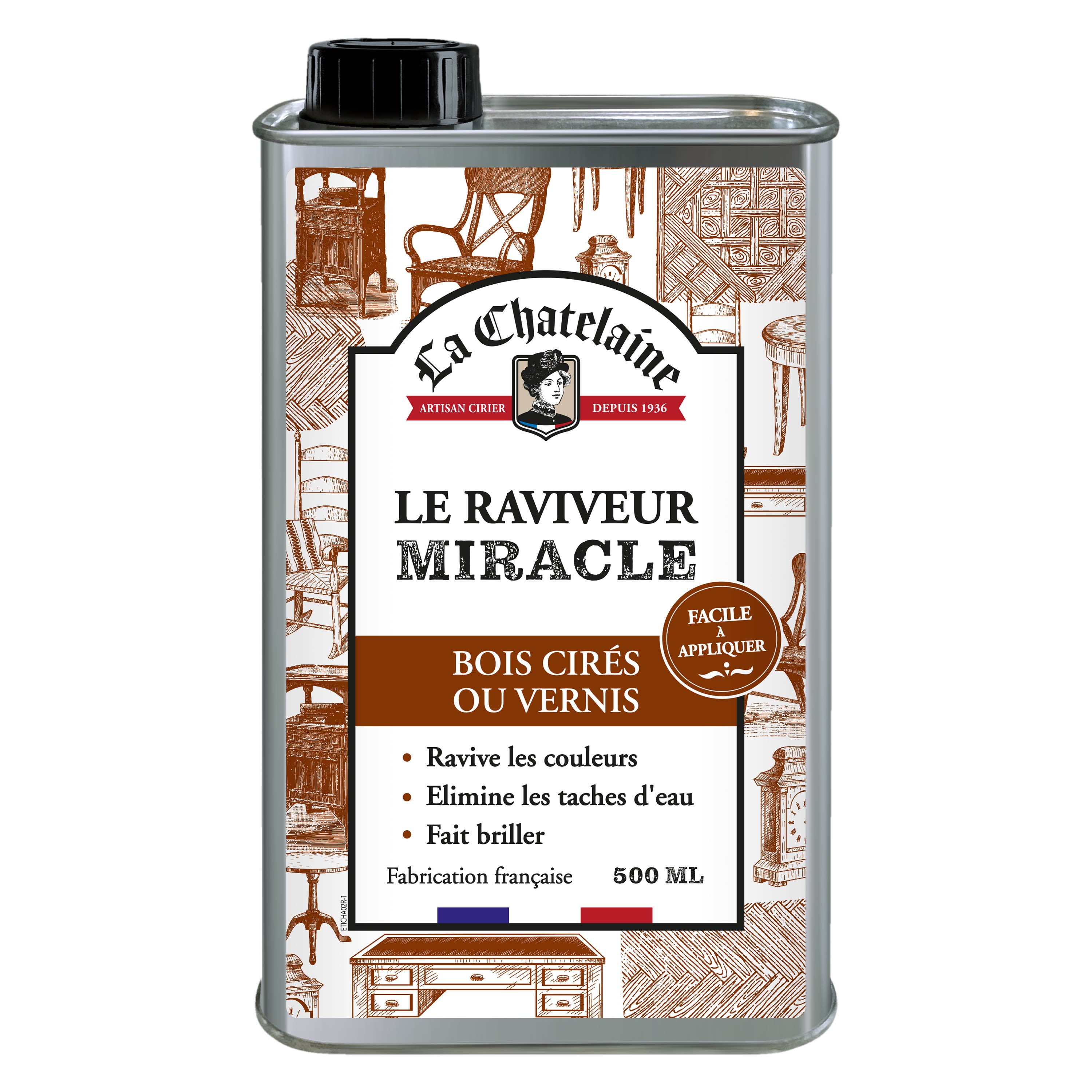 LA CHATELAINE - Le raviveur miracle 500ml - bois cirés ou vernis 500ml