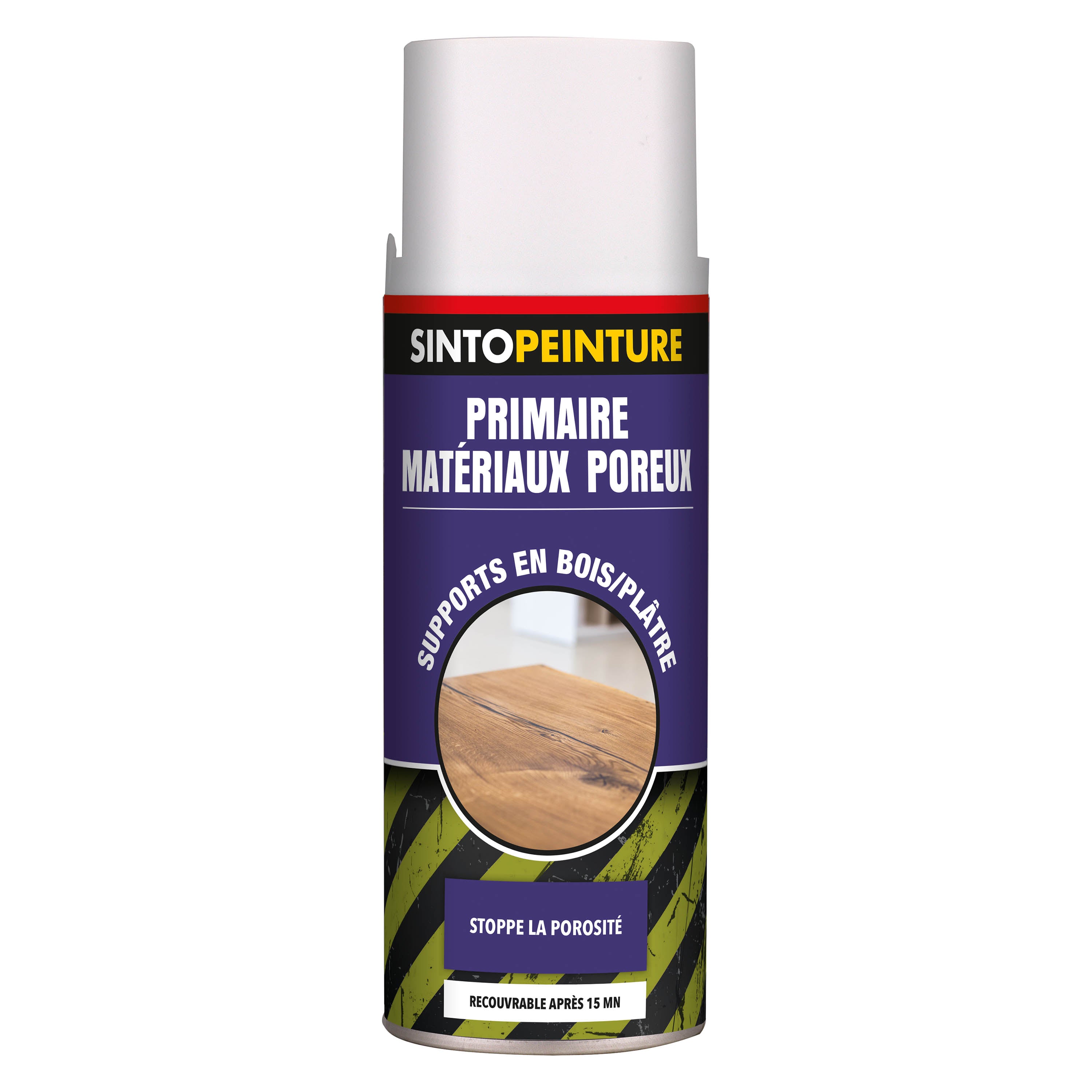 SINTO - Aérosol apprêt sous-couche 400ml Gris métal