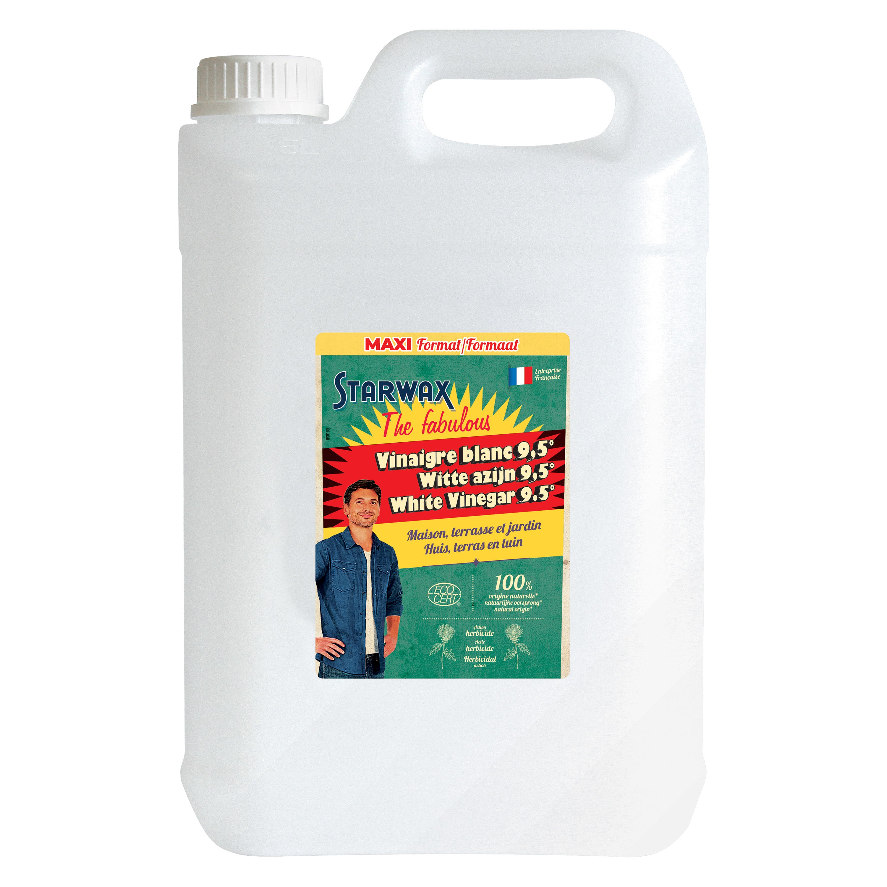 STARWAX FABULOUS - Vinaigre blanc 9.5° sans parfum 1L