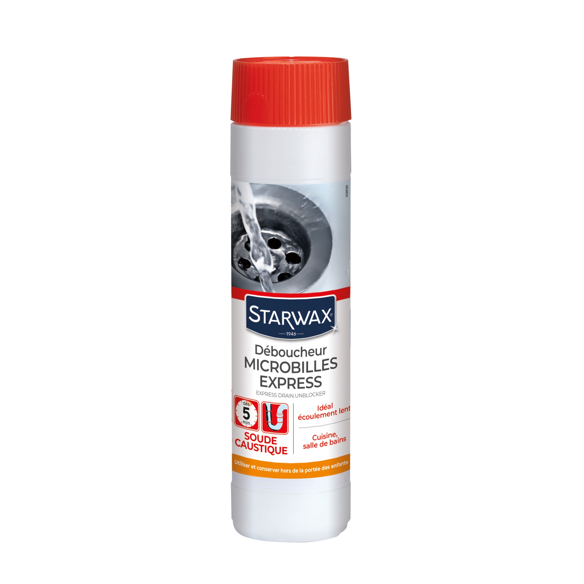 STARWAX - Déboucheur microbilles pour canalisations 500g