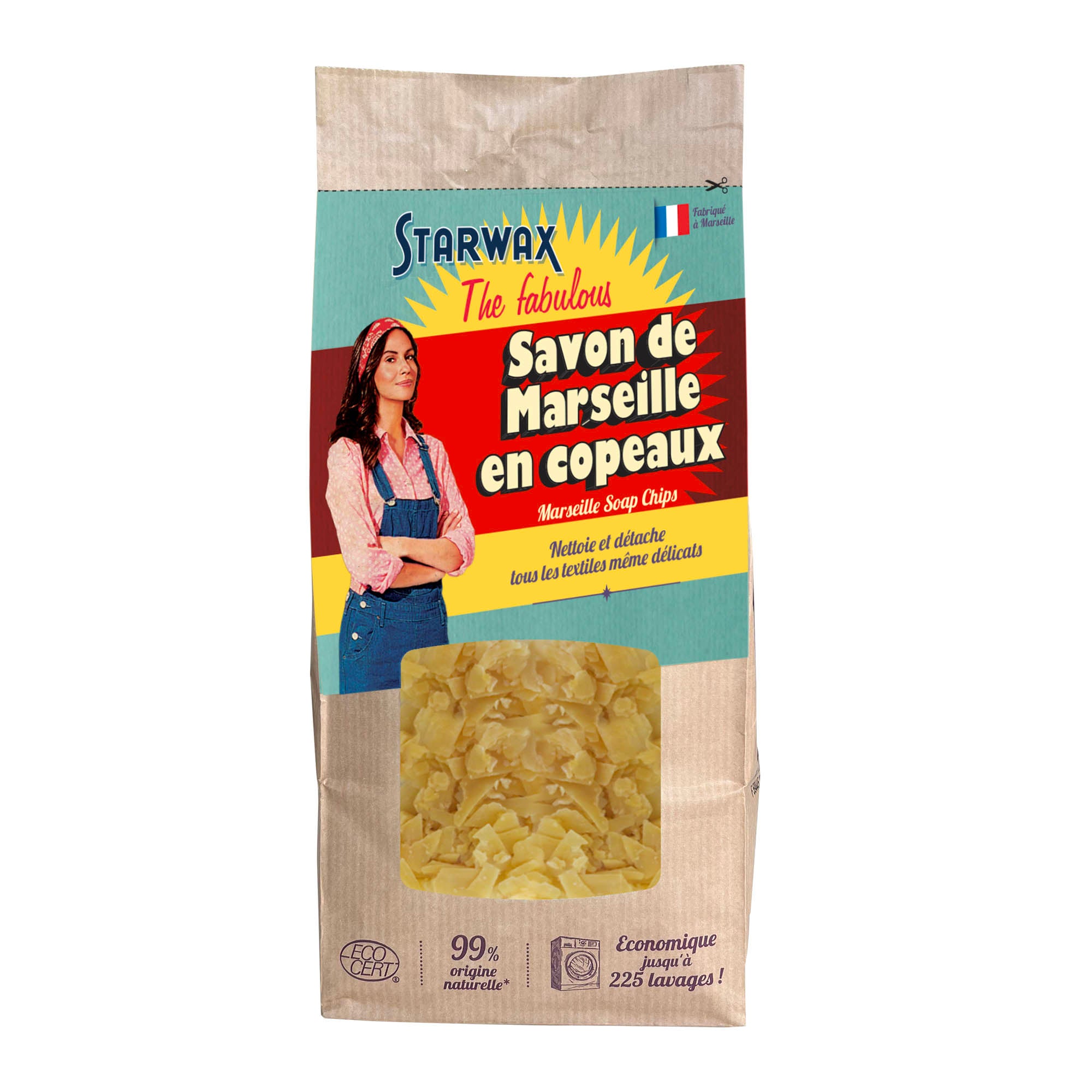 STARWAX FABULOUS - Savon de Marseille en copeaux 750g