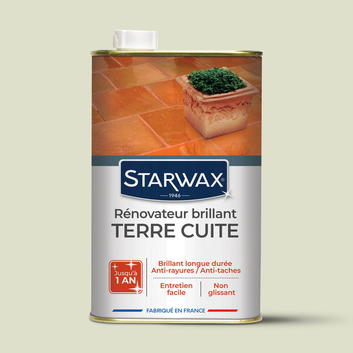 Rénovateur brillant protecteur pour tomettes et terres cuites 1L incolore