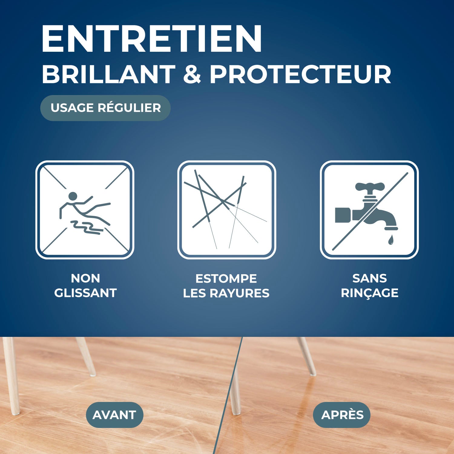STARWAX - Entretien brillant spécial stratifié 1L