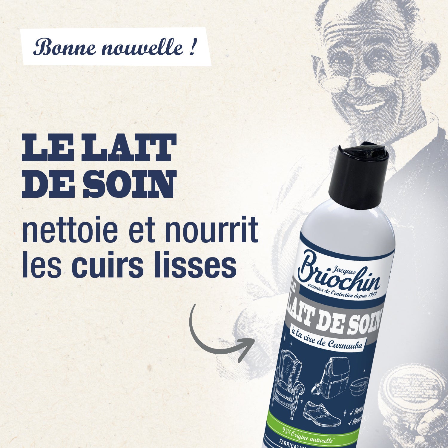 JACQUES BRIOCHIN - Lait de soin 150ml