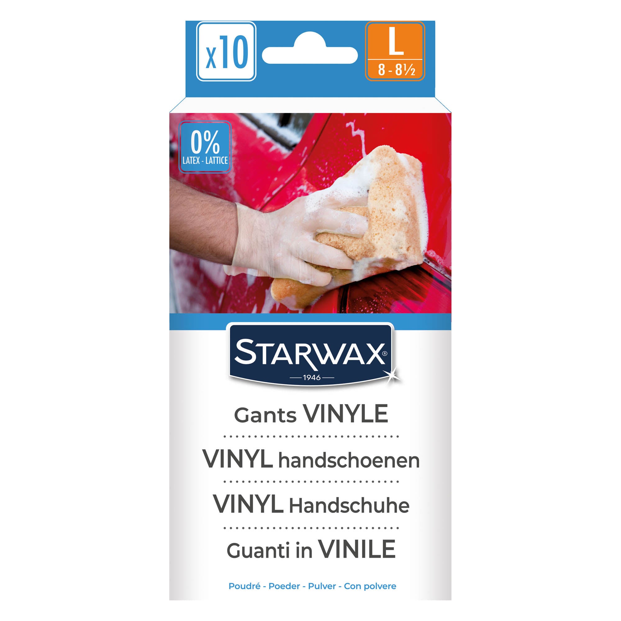 STARWAX - Gants vinyle X10 M
