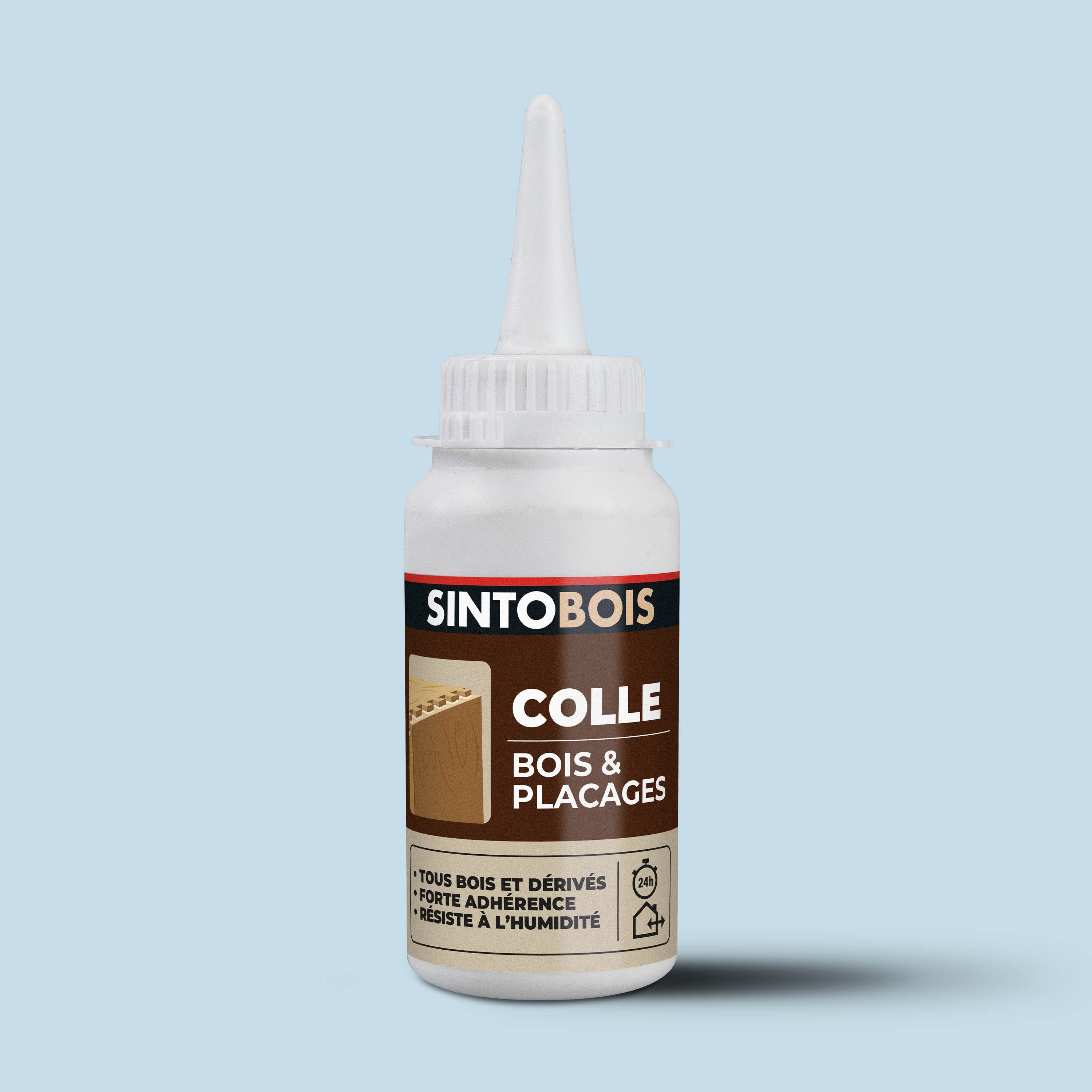 SINTO - Colle bois et dérives 100g