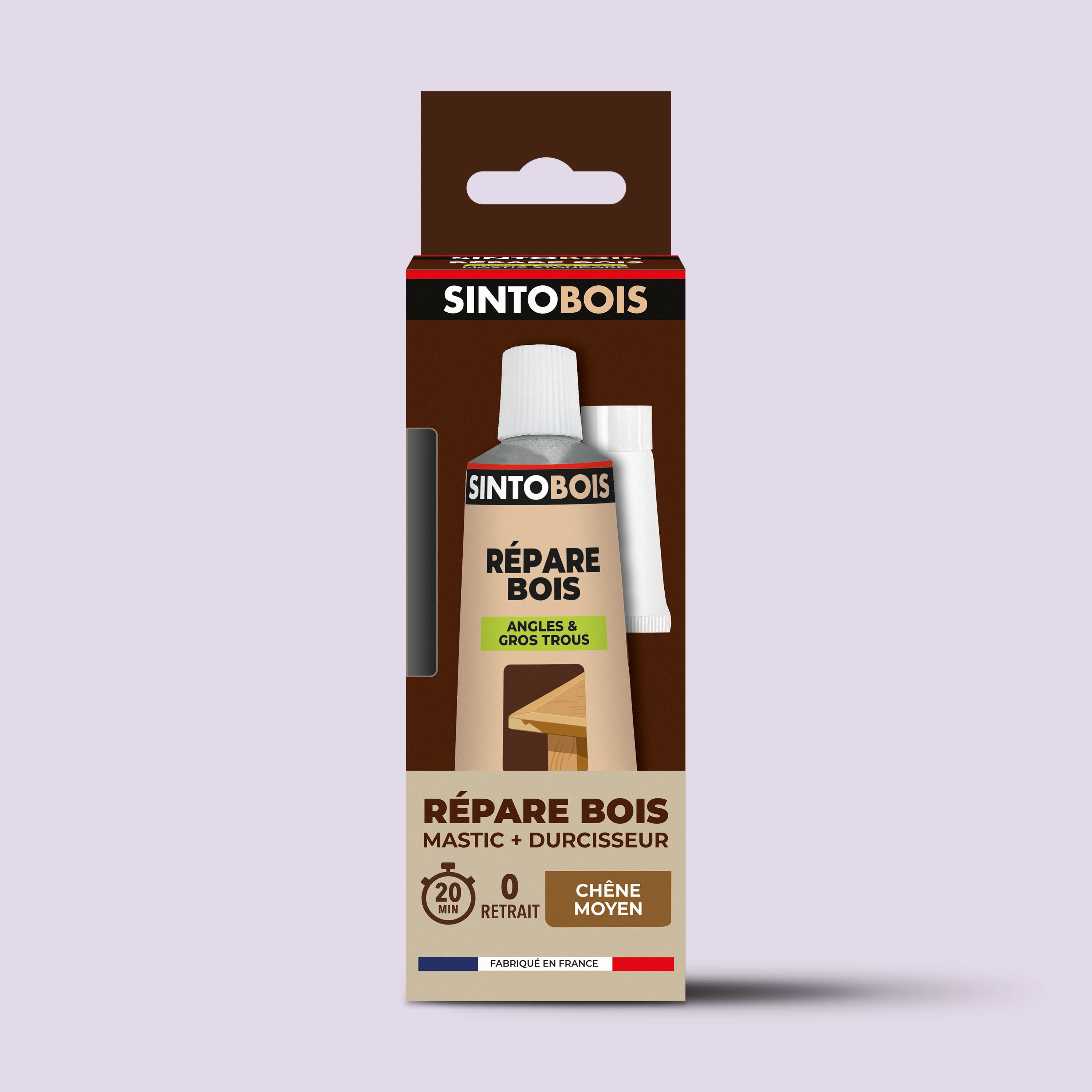 SINTO - Reconstitue angles et gros trous 500ml Chêne