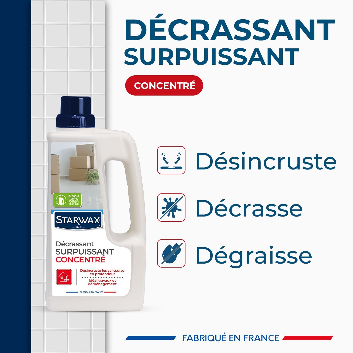 STARWAX - Décrassant surpuissant concentré 1L