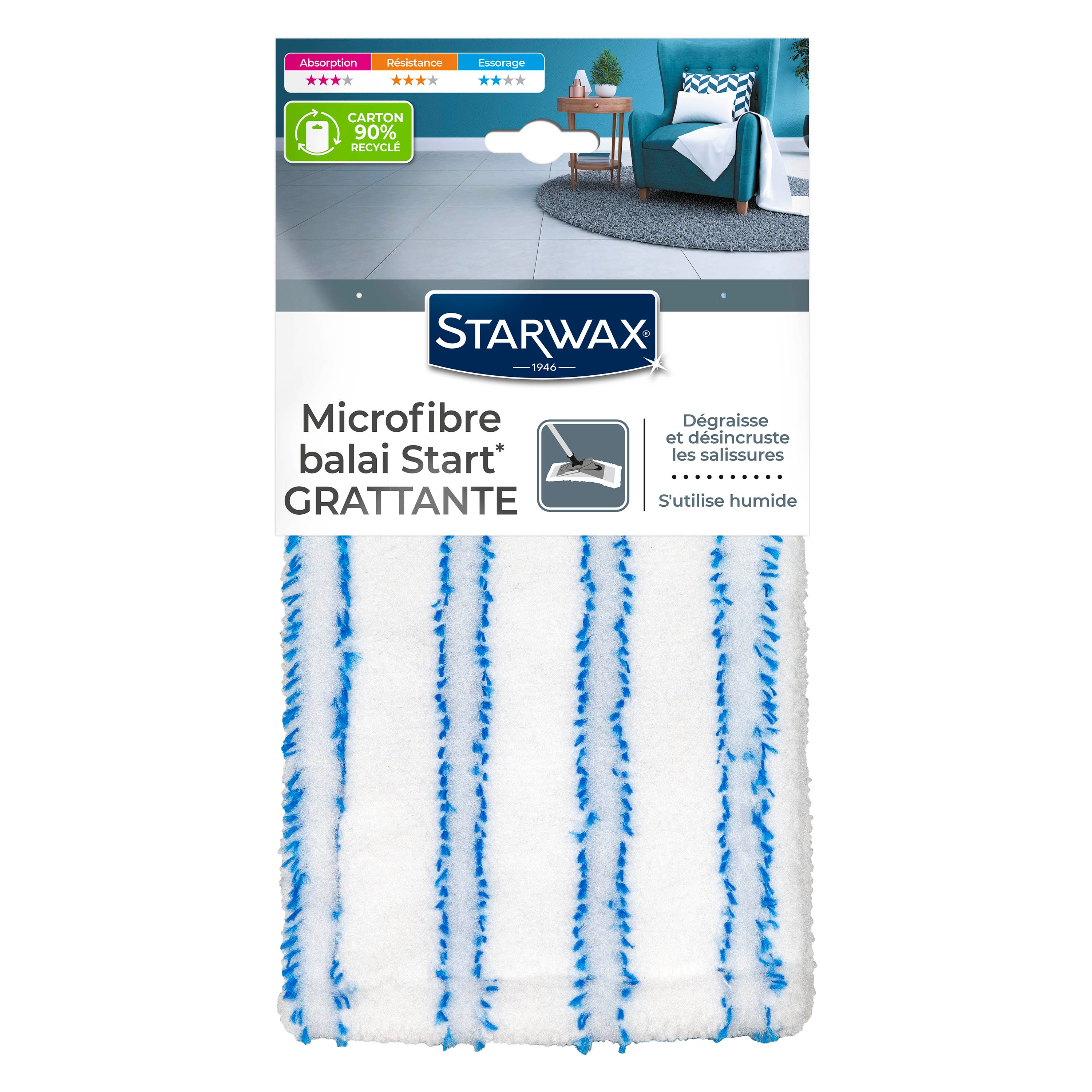 STARWAX - Microfibre balai start* grattante X1