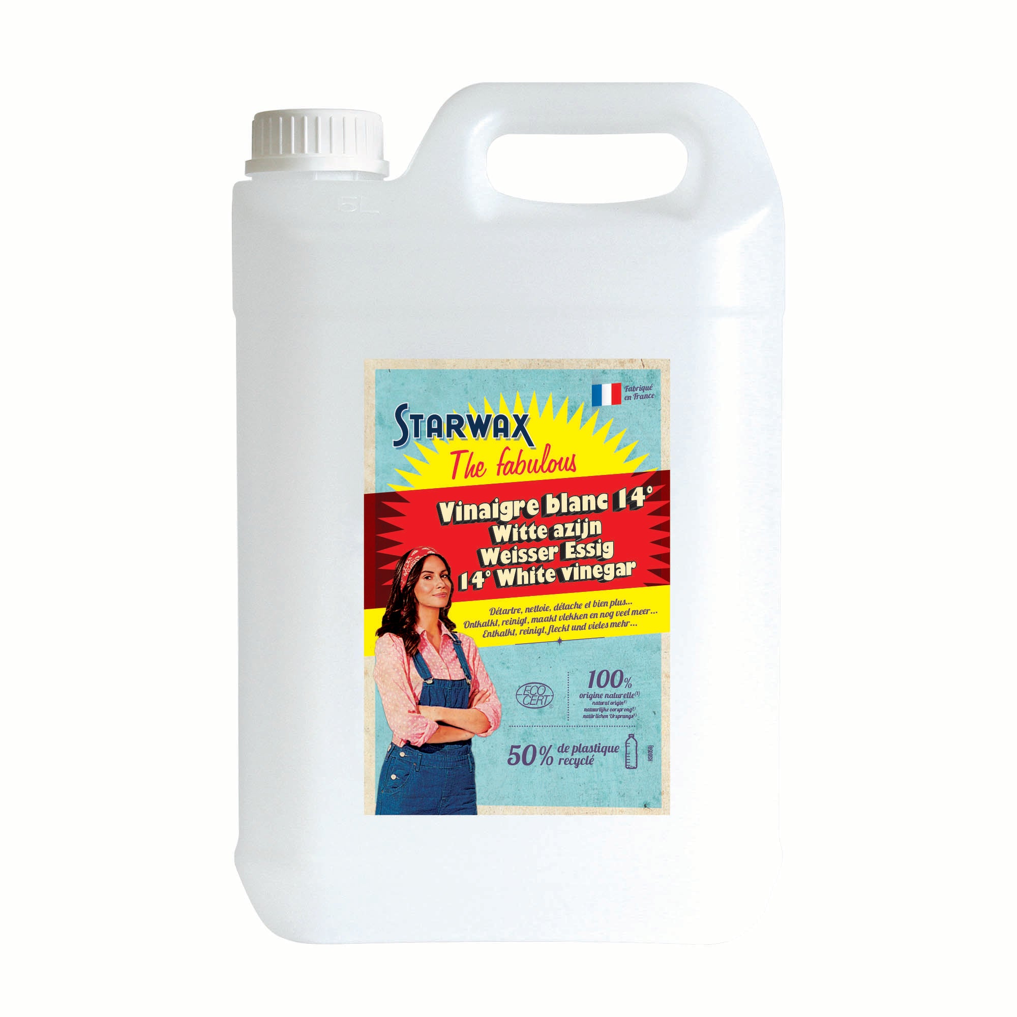 STARWAX FABULOUS - Vinaigre blanc 14° 1L
