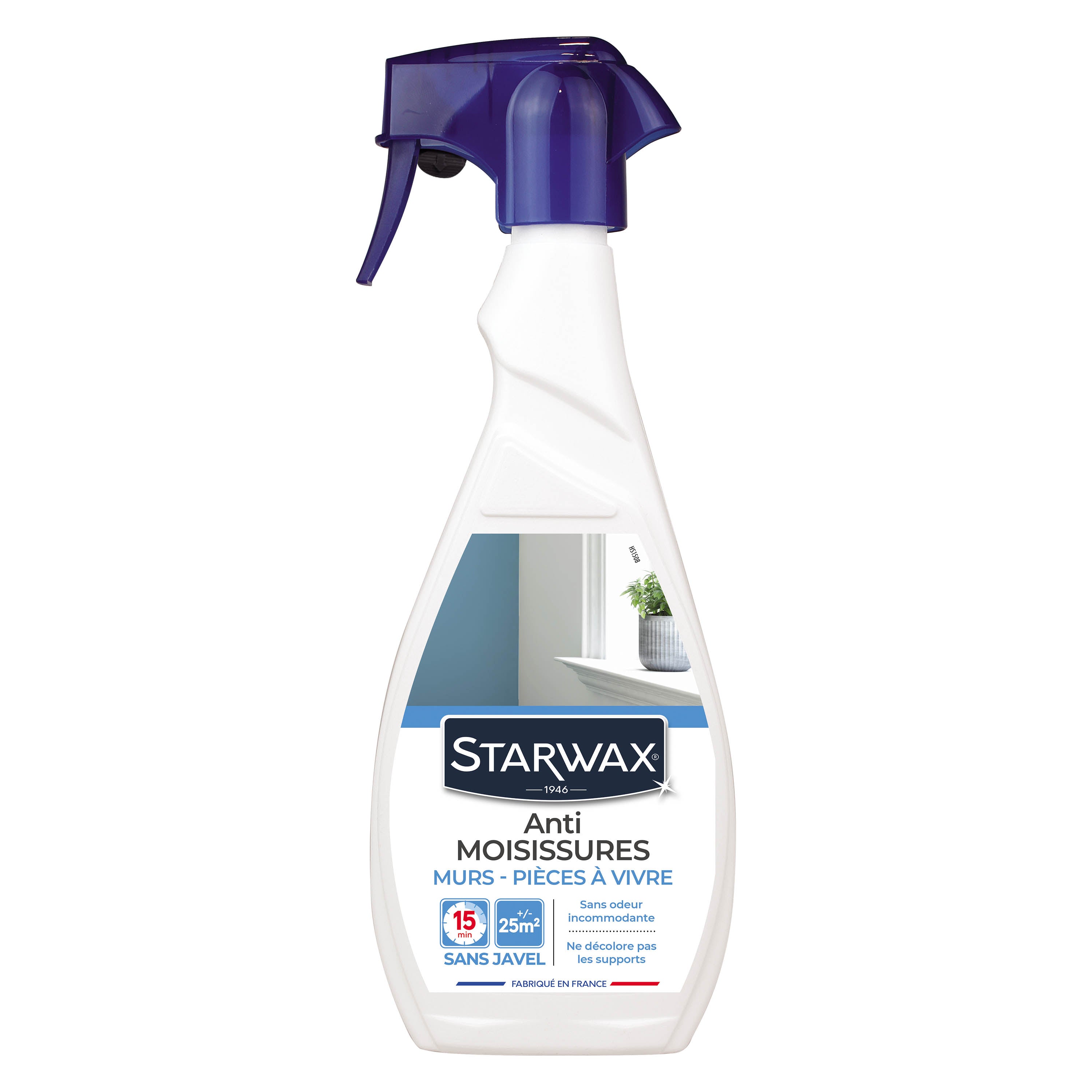 STARWAX - Anti-moisissures pour murs et pièces à vivre 500ml