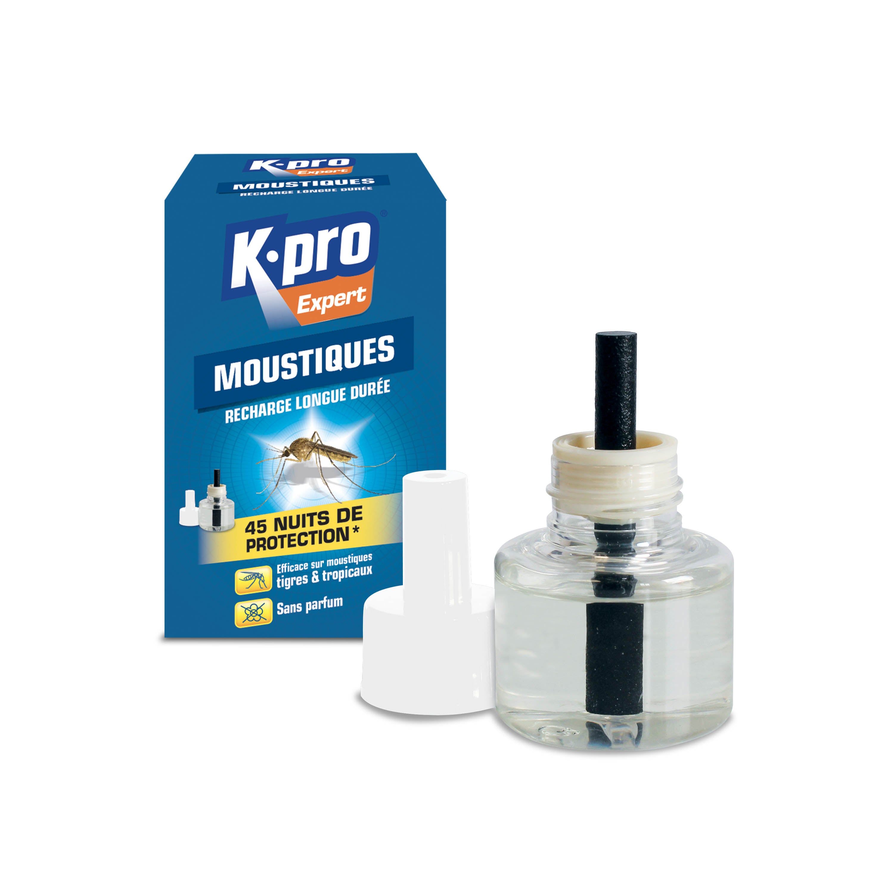 K.PRO - Recharge pour diffuseur électrique anti-moustiques
 X1