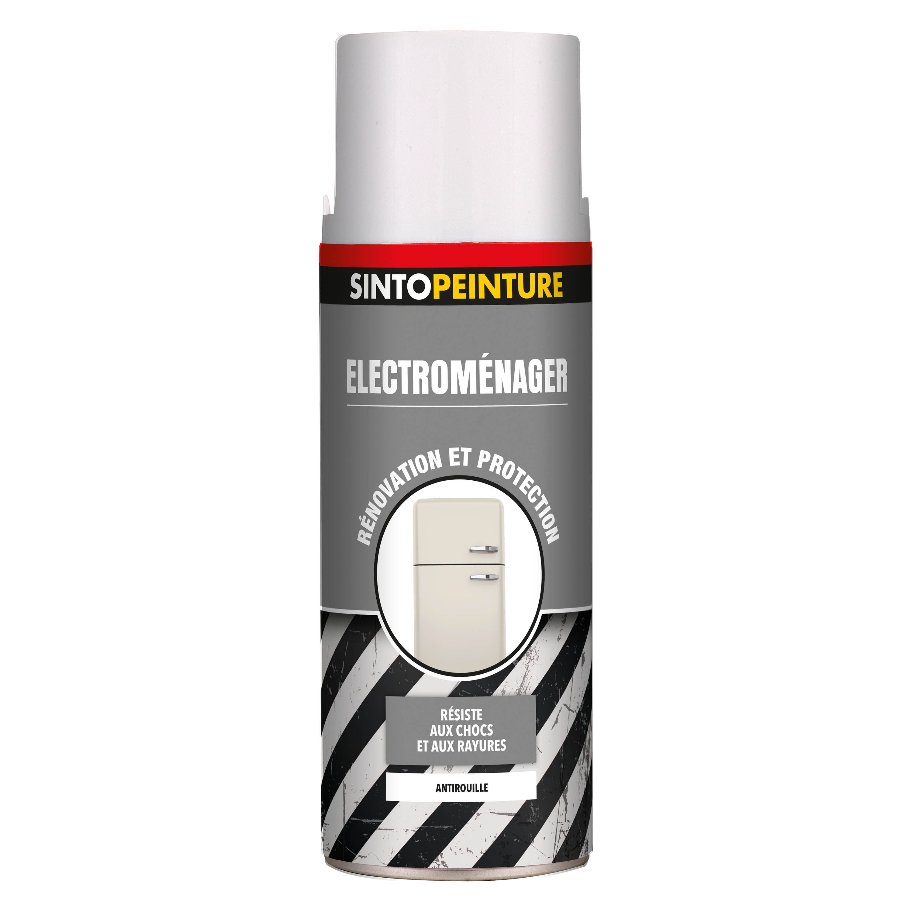 SINTO - Aérosol spécial électroménager blanc brillant 400ml Blanc brillant RAL 9010