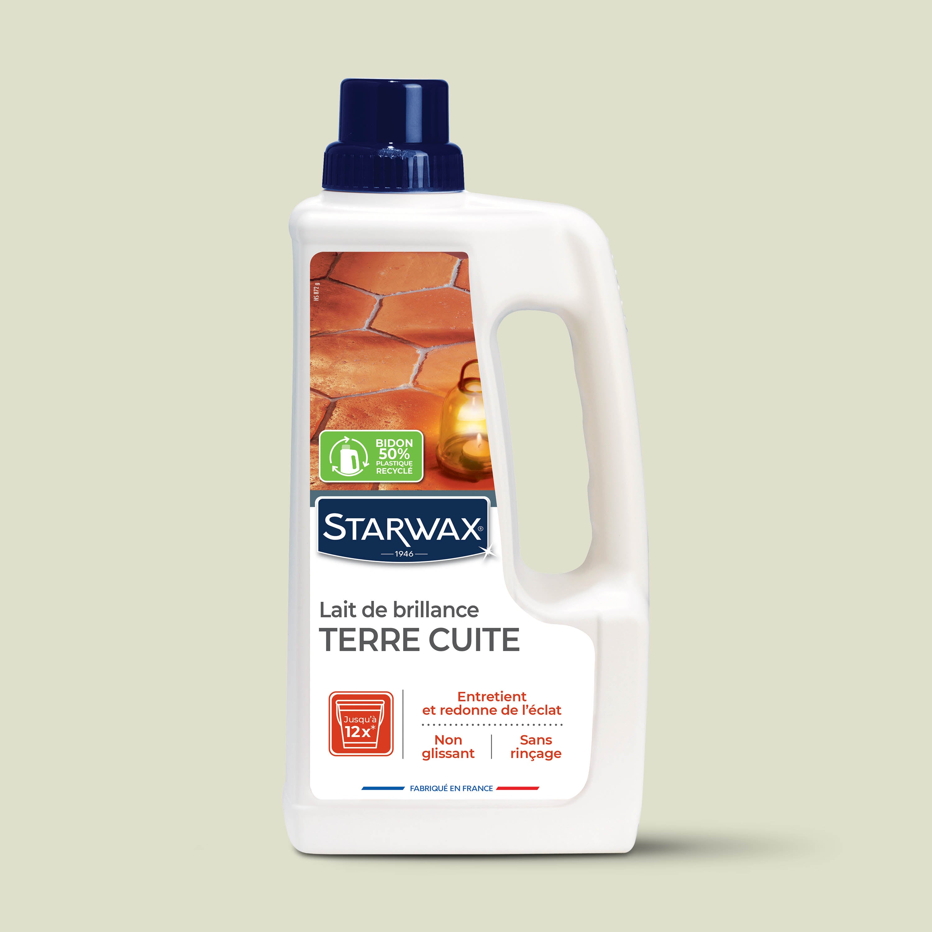 STARWAX - Lait de brillance pour tomettes et terres cuites
 1L