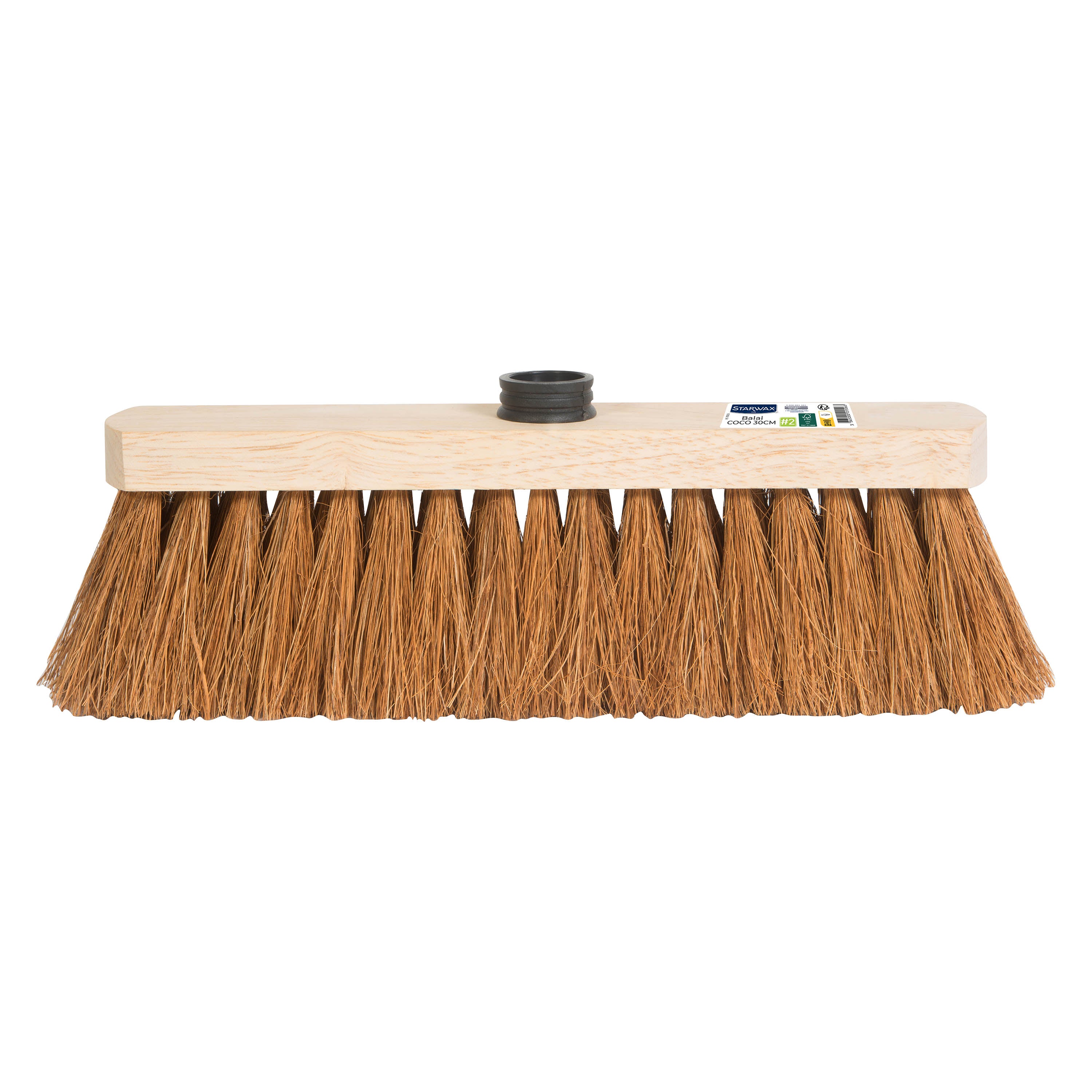 STARWAX - Balai coco 30 cm pour sols extérieurs FSC® X1 30cm