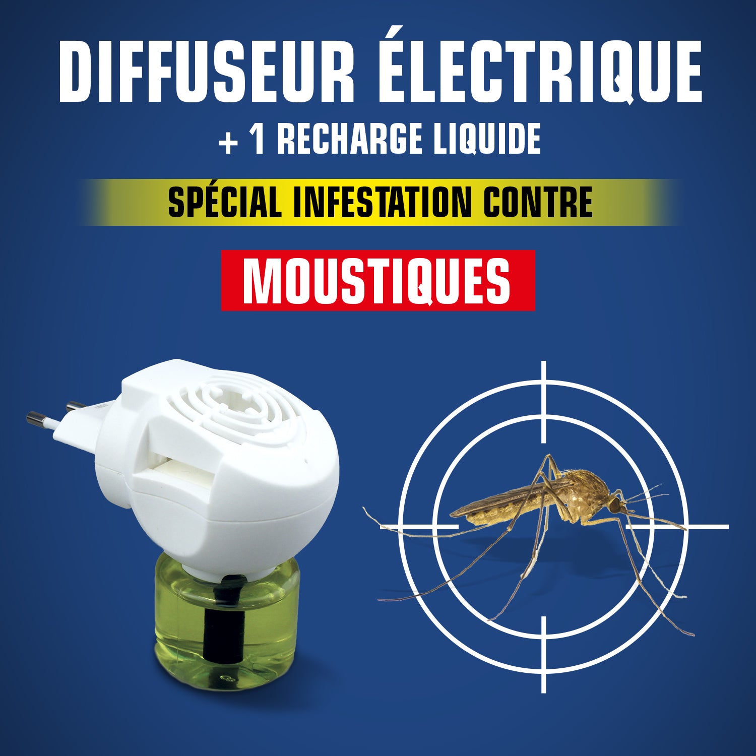 K.PRO - Diffuseur électrique + recharge anti-moustiques 
 X1