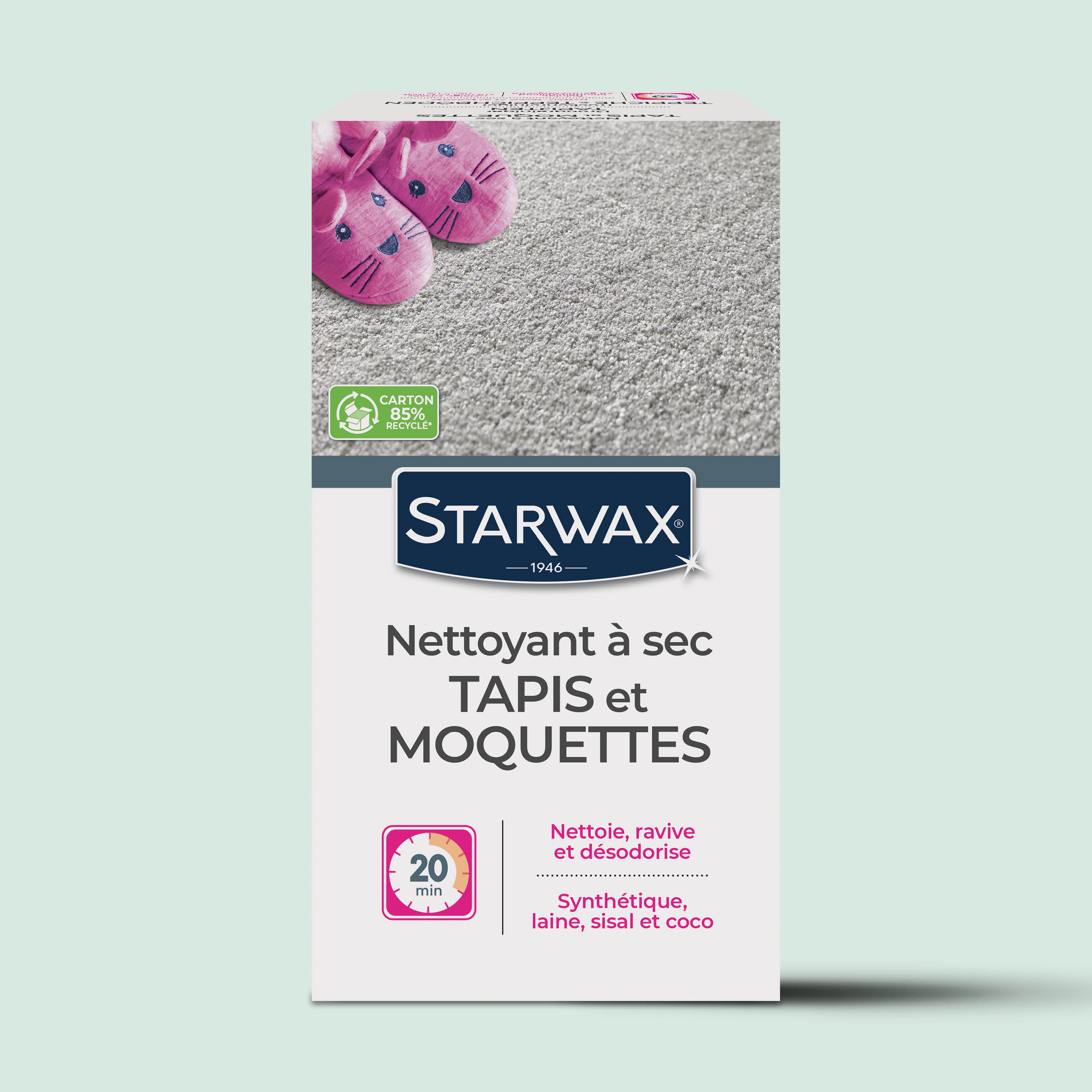 STARWAX - Nettoyant à sec pour tapis et moquettes
 500g