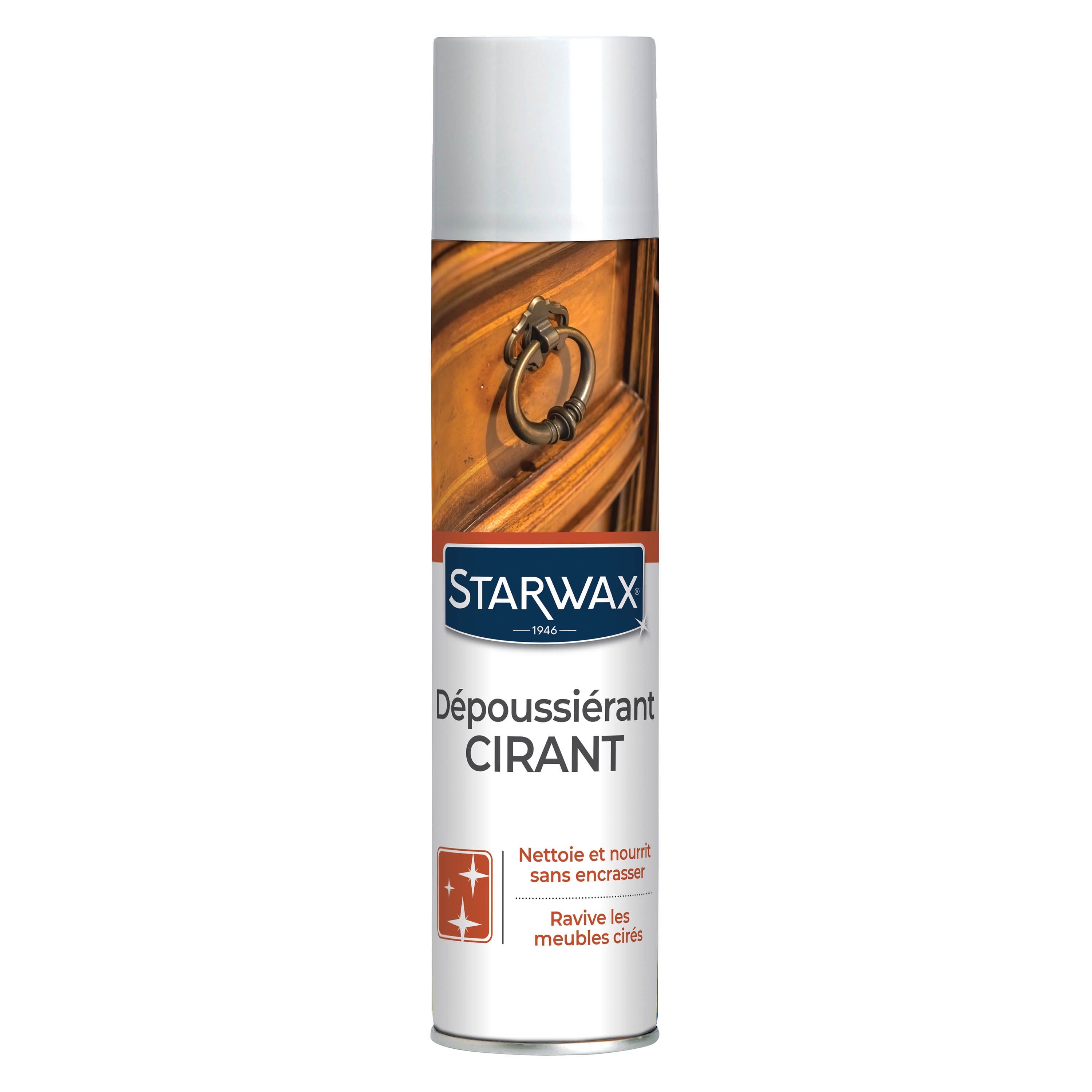 STARWAX - Nettoyant dépoussiérant cirant pour mobilier intérieur 400ml
