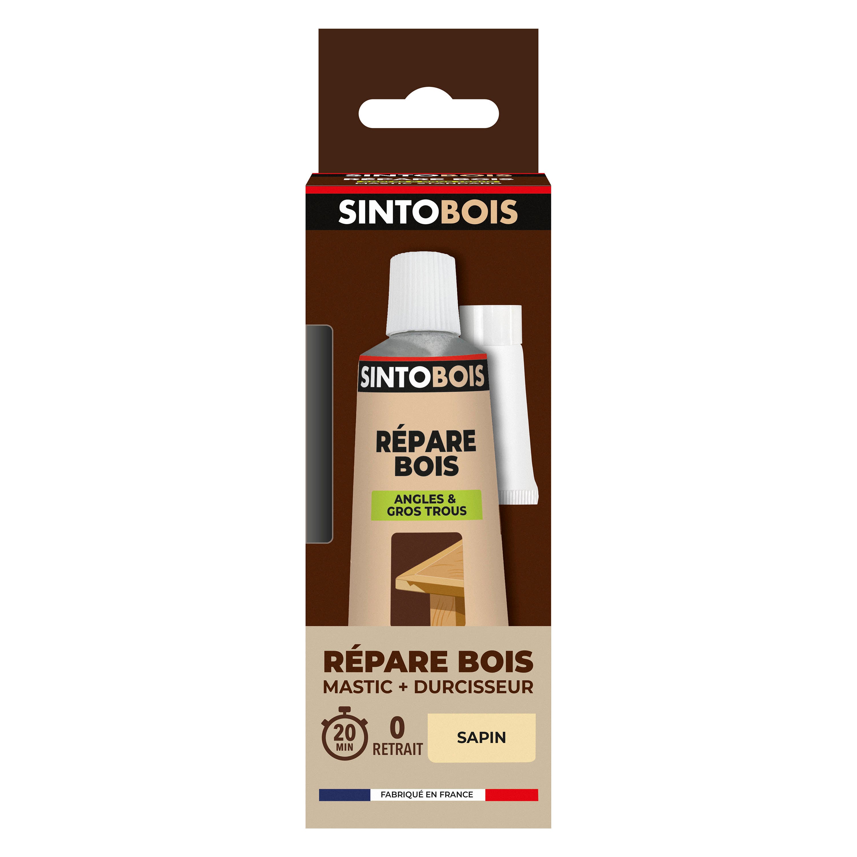 SINTO - Reconstitue angles et gros trous 500ml Chêne