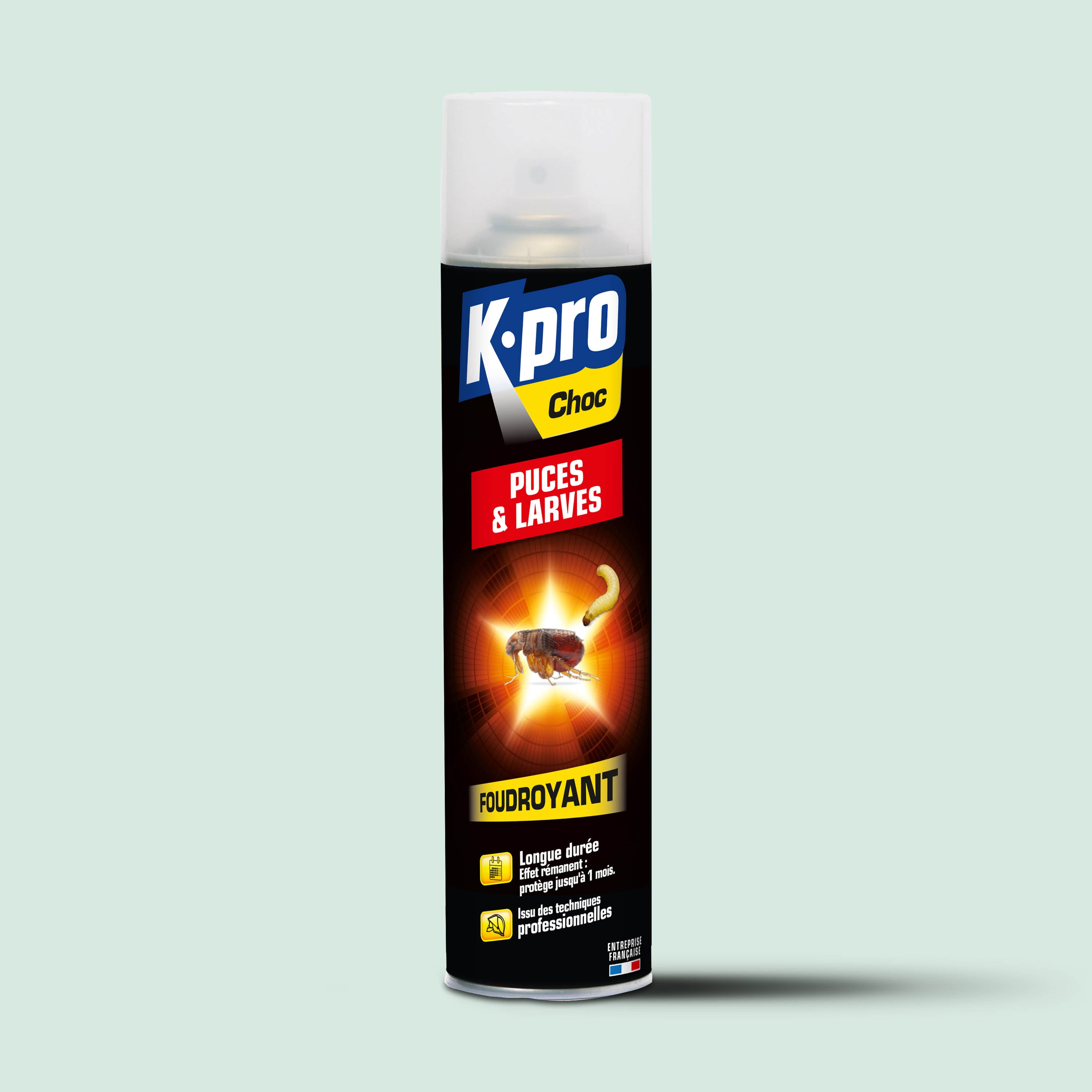 K.PRO - Aérosol foudroyant puces et larves
 400ml