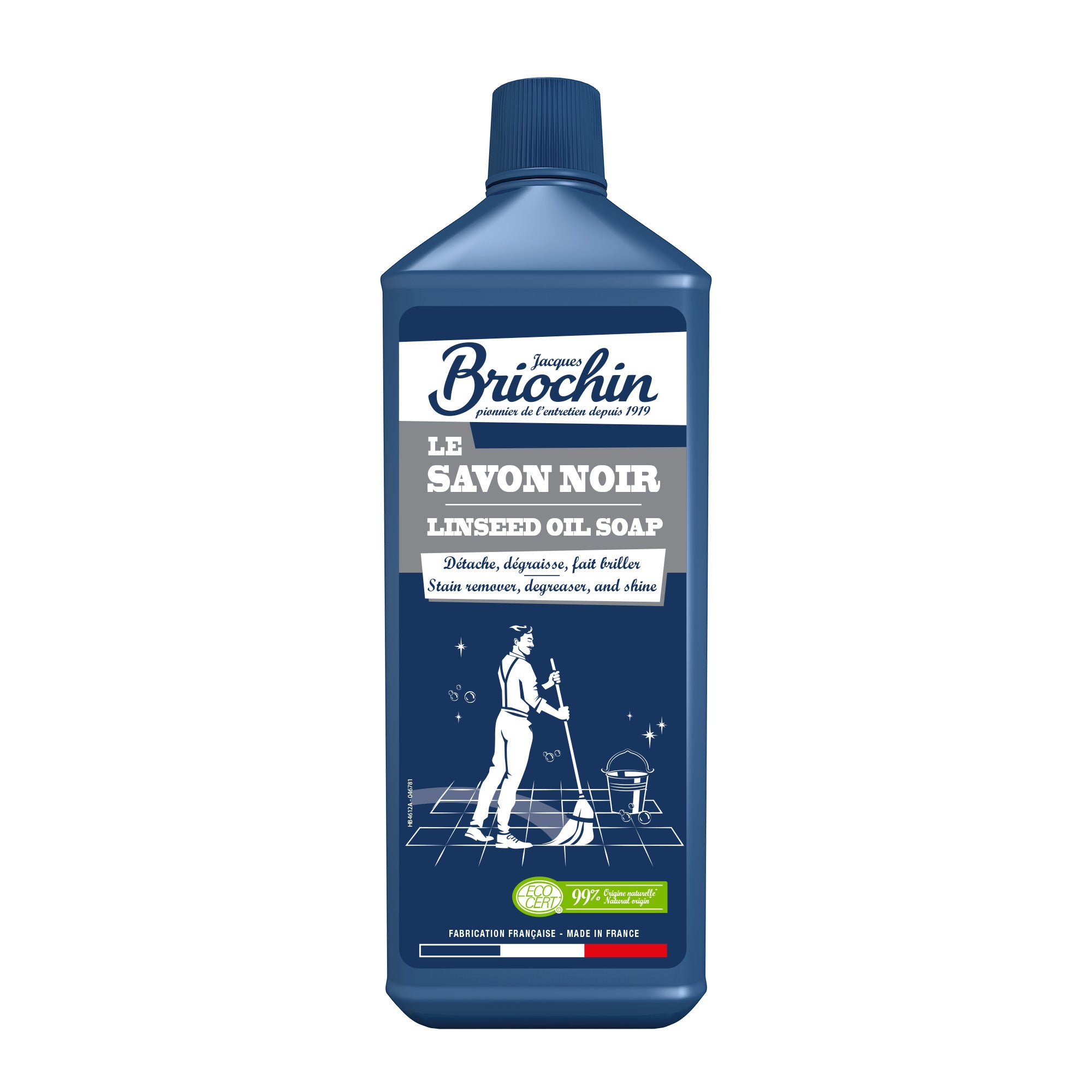 JACQUES BRIOCHIN - Savon noir liquide 1,33L Sans parfum