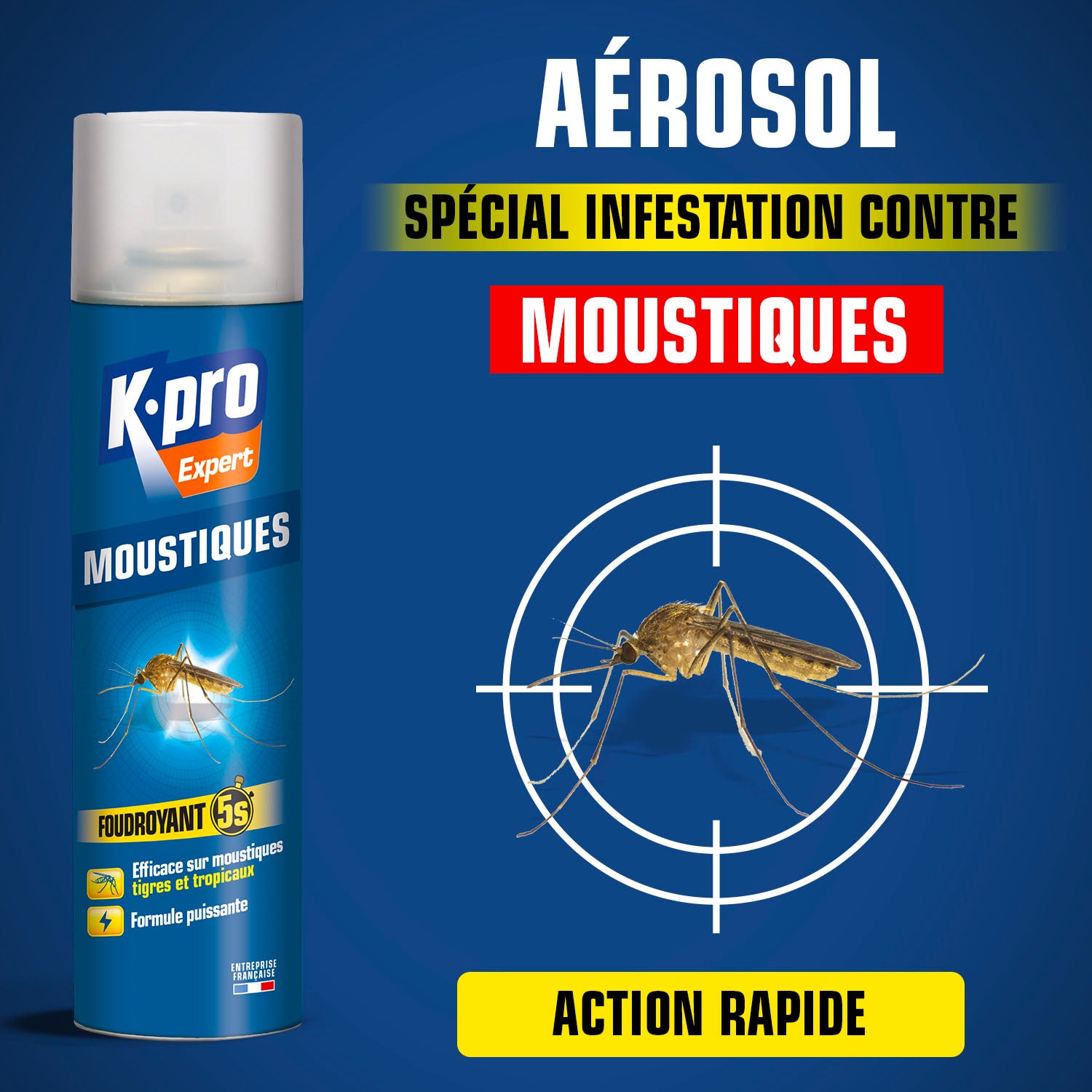 K.PRO - Aérosol anti-moustiques
 400ml