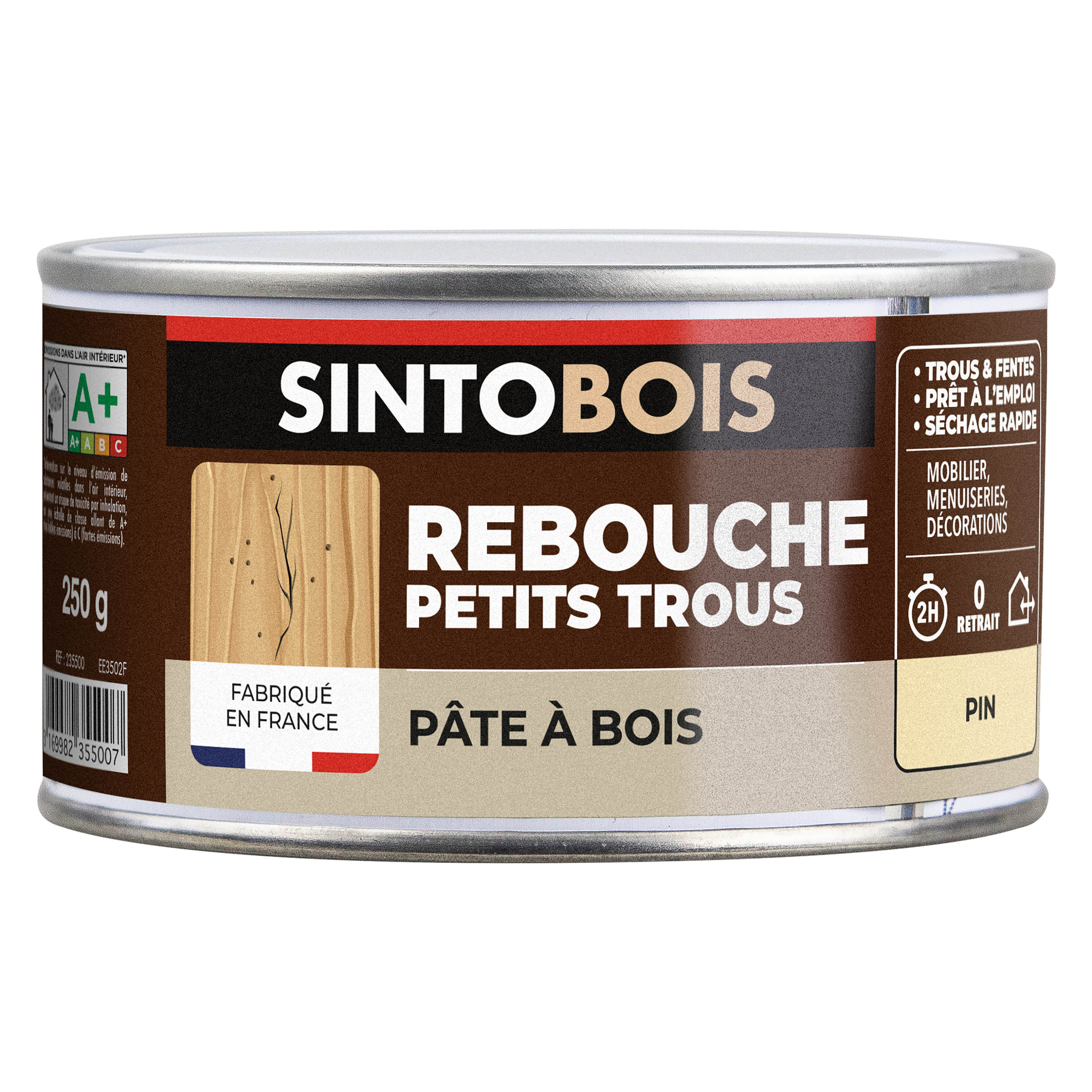 SINTO - Pâte à bois tradition 550ml Chêne clair
