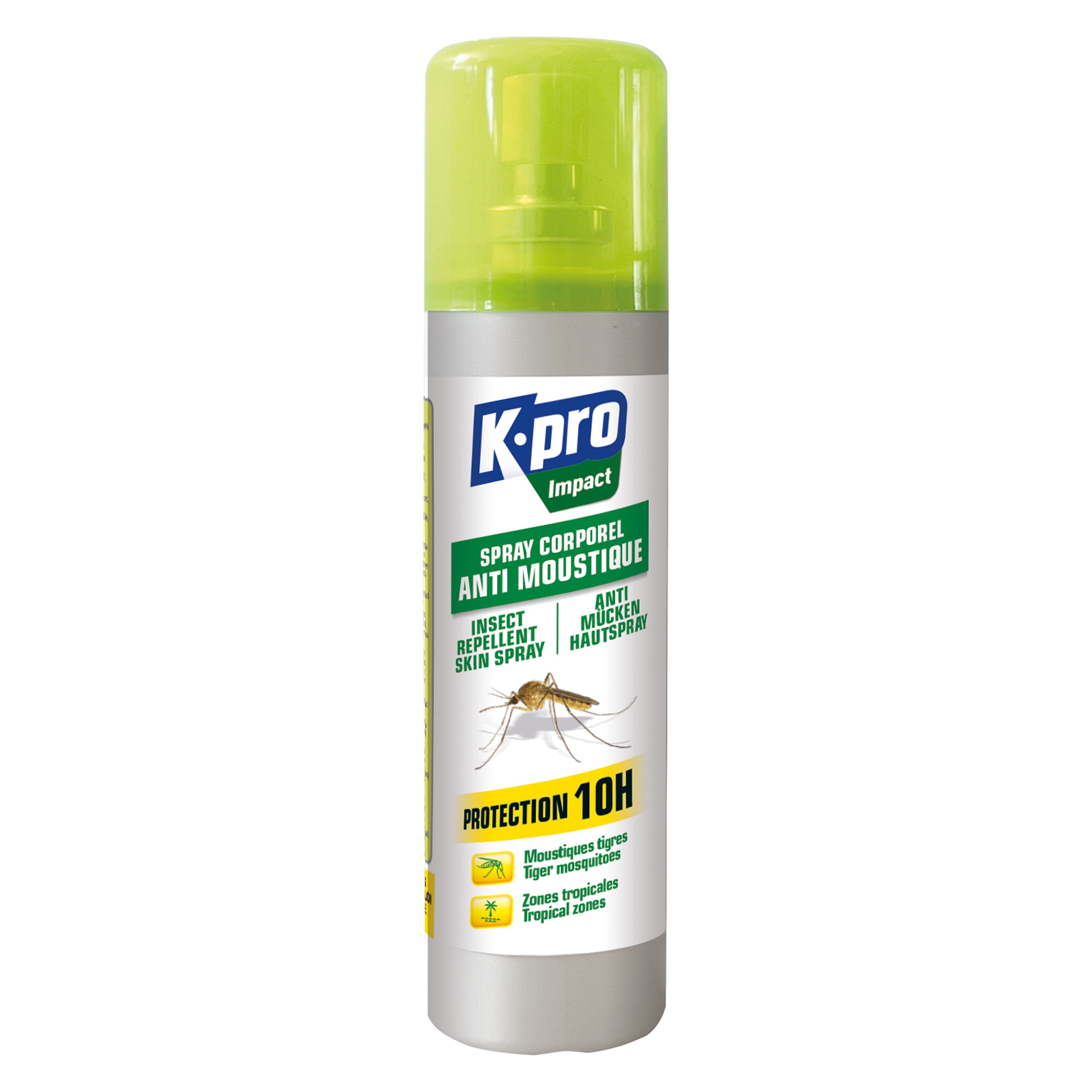 K.PRO - Spray corporel Anti-moustique 75ml Sans odeur