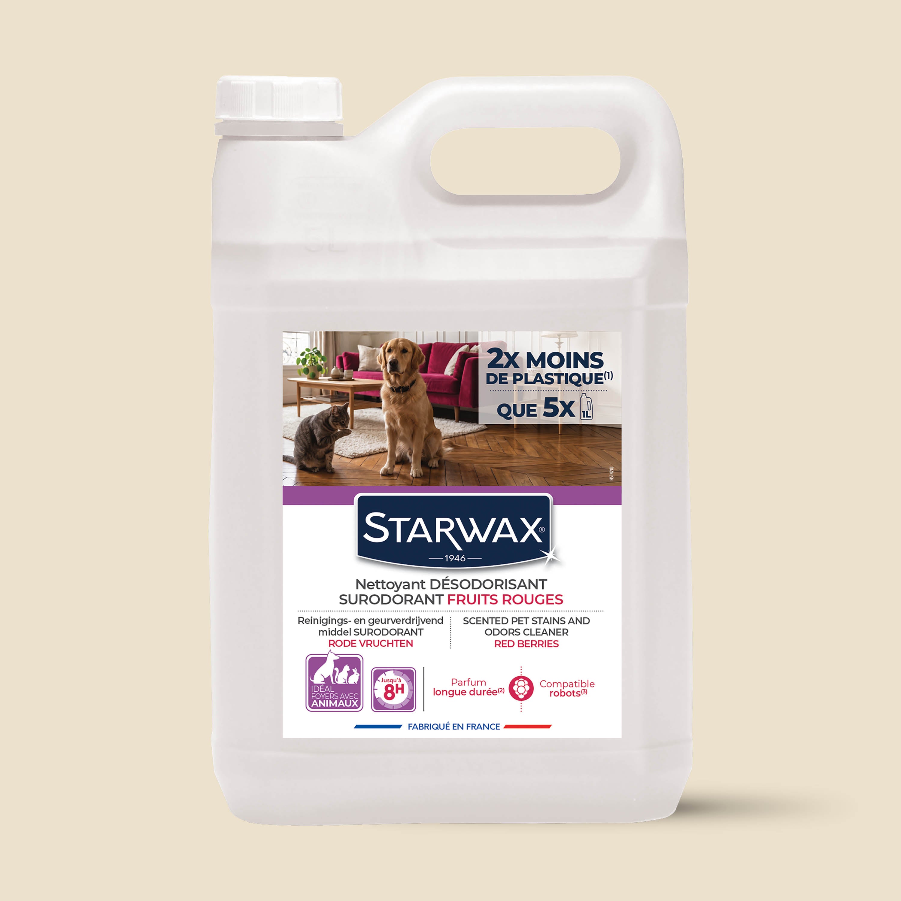 STARWAX - Nettoyant désodorisant surodorant 1L