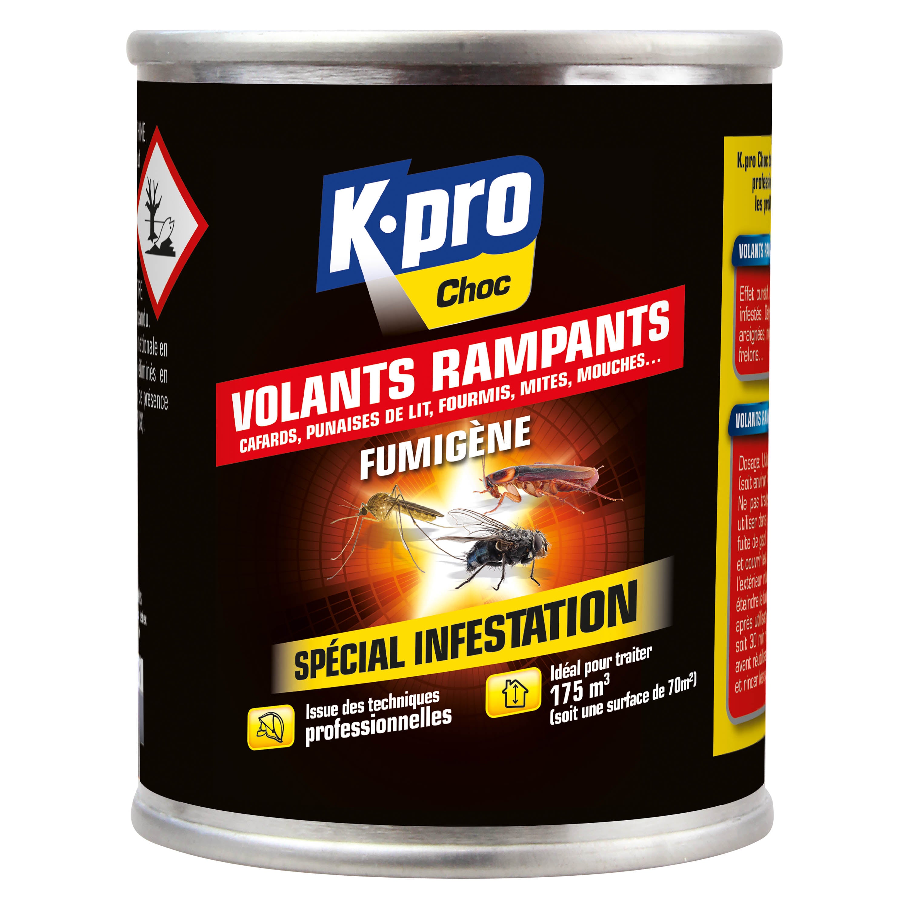 K.PRO - Fumigène spécial infestation tous insectes 60g