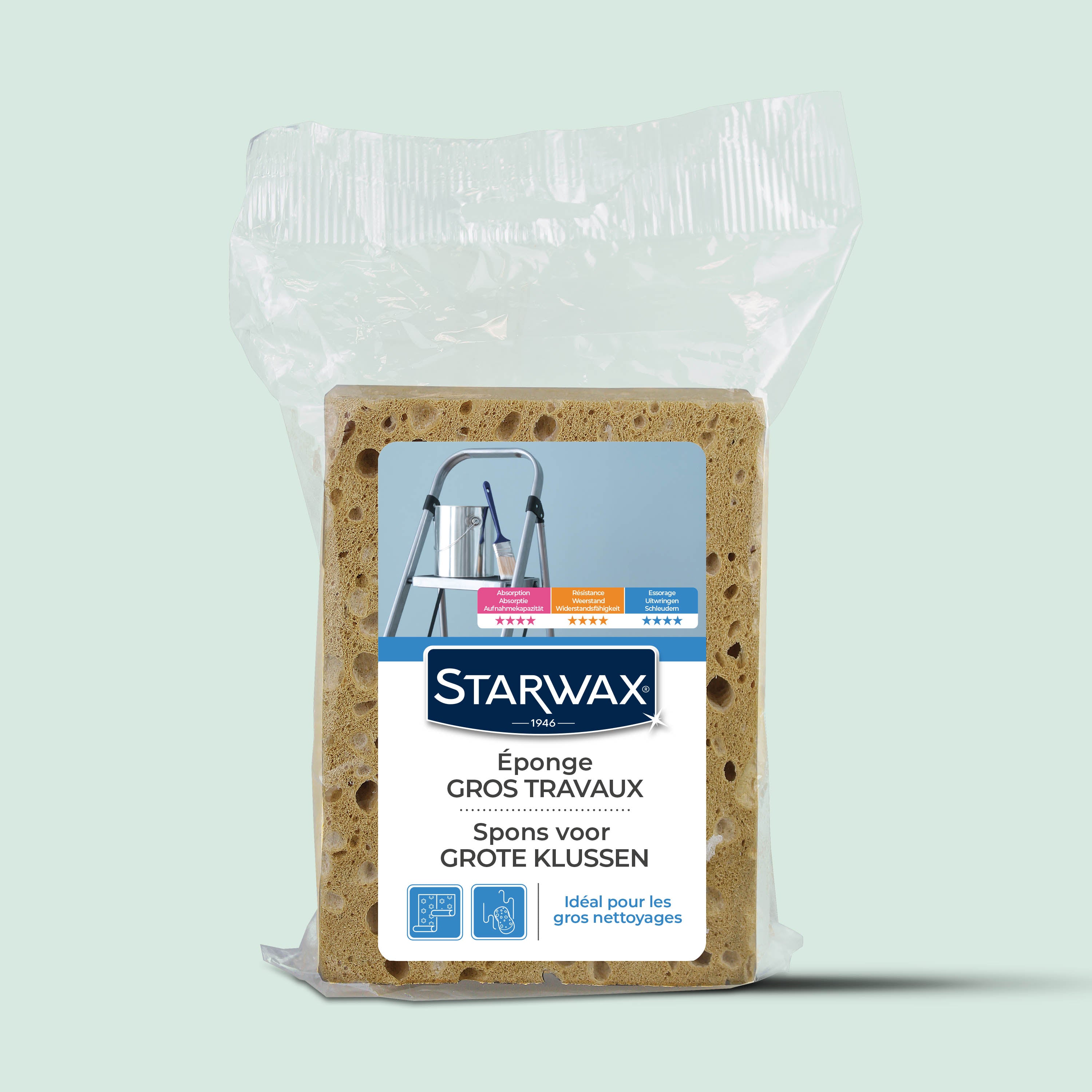 STARWAX - Eponge gros travaux X1