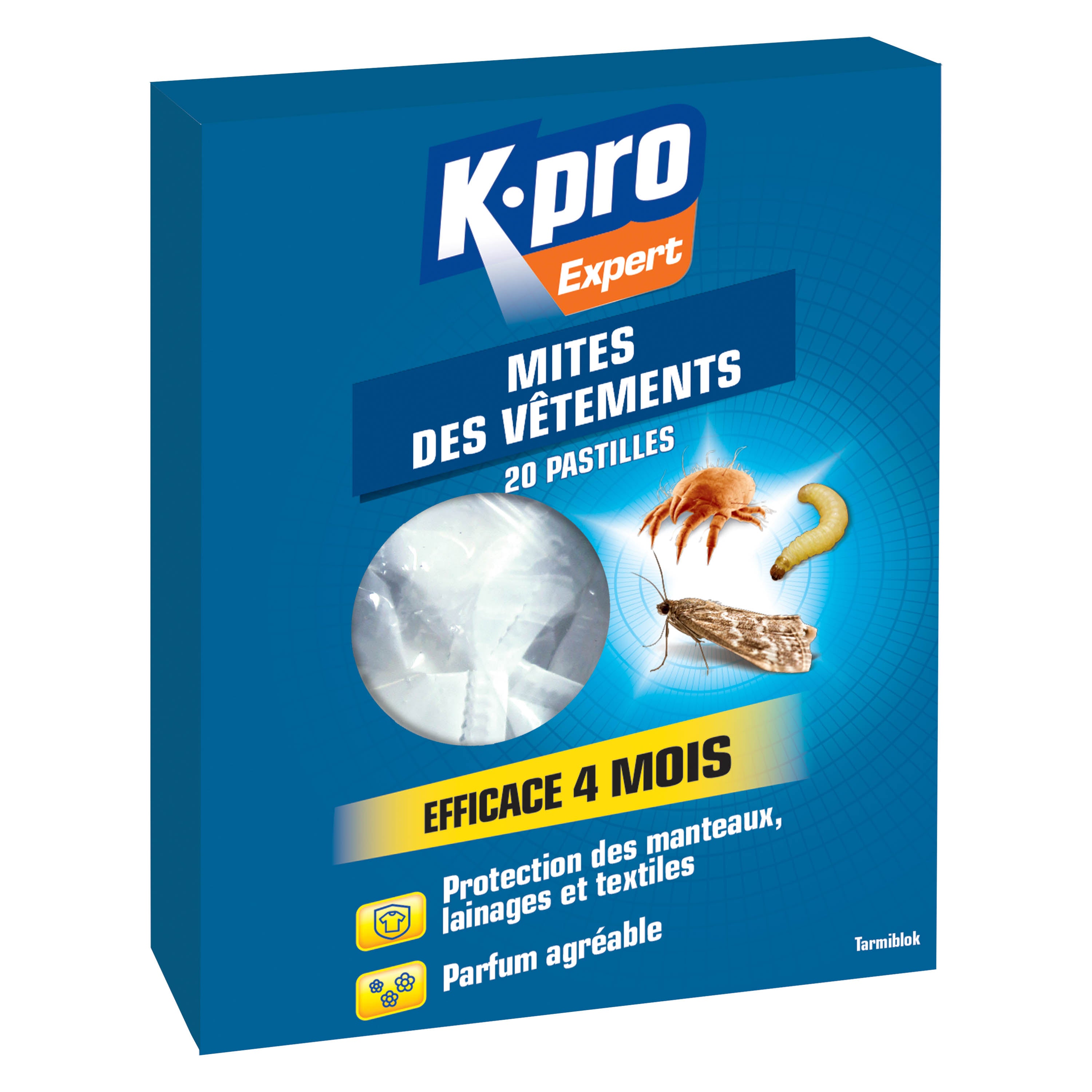 K.PRO - Pastilles mites des vêtements
 X20