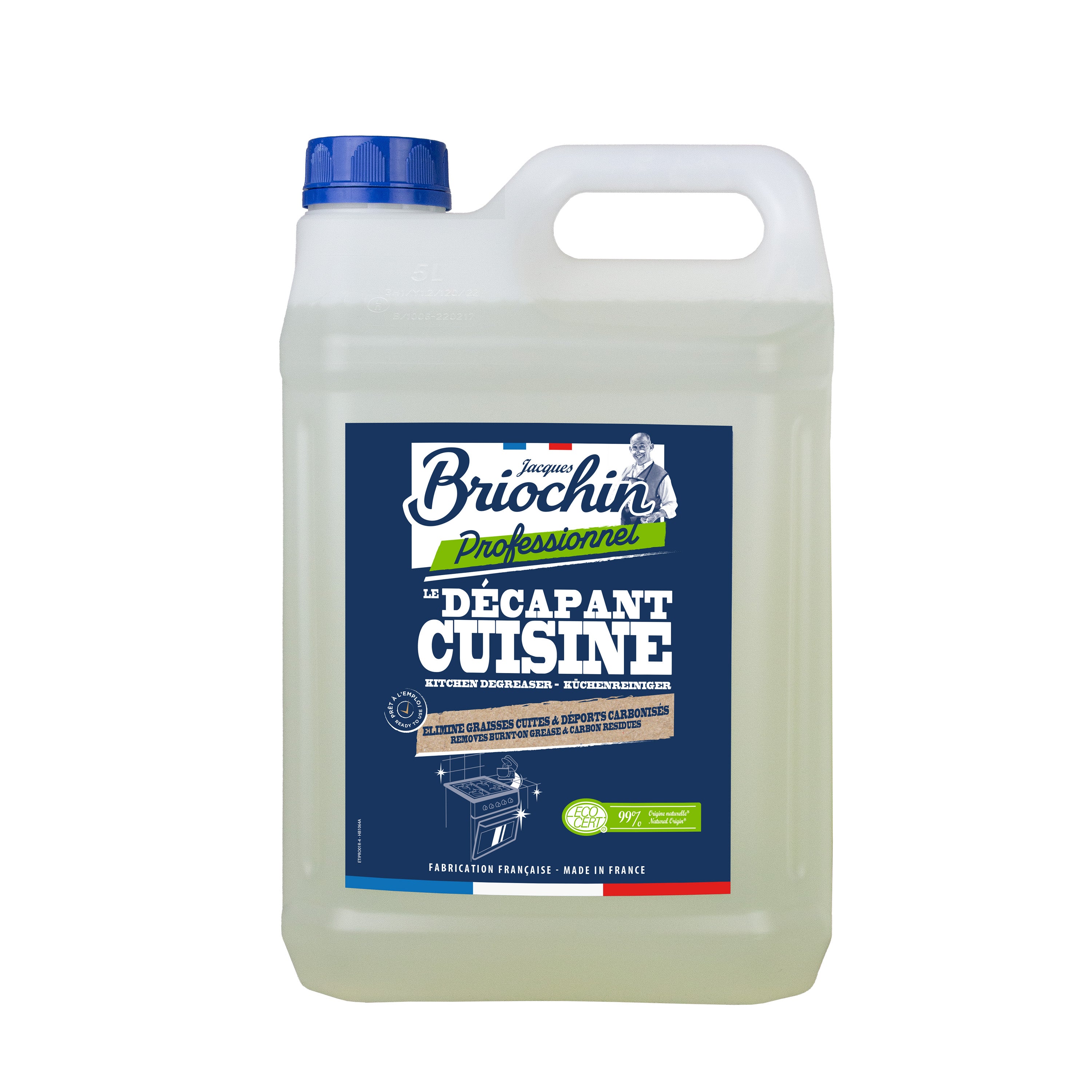 JACQUES BRIOCHIN PRO - Le Super Décapant Cuisine 5L Parfum citron