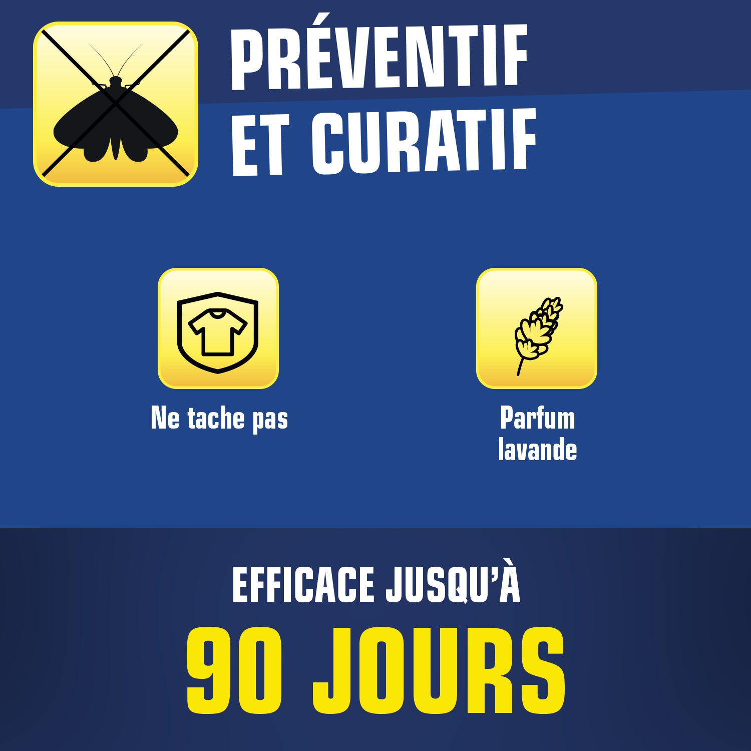 K.PRO - Papier anti-mites des vêtements 5 feuillets doubles lavande