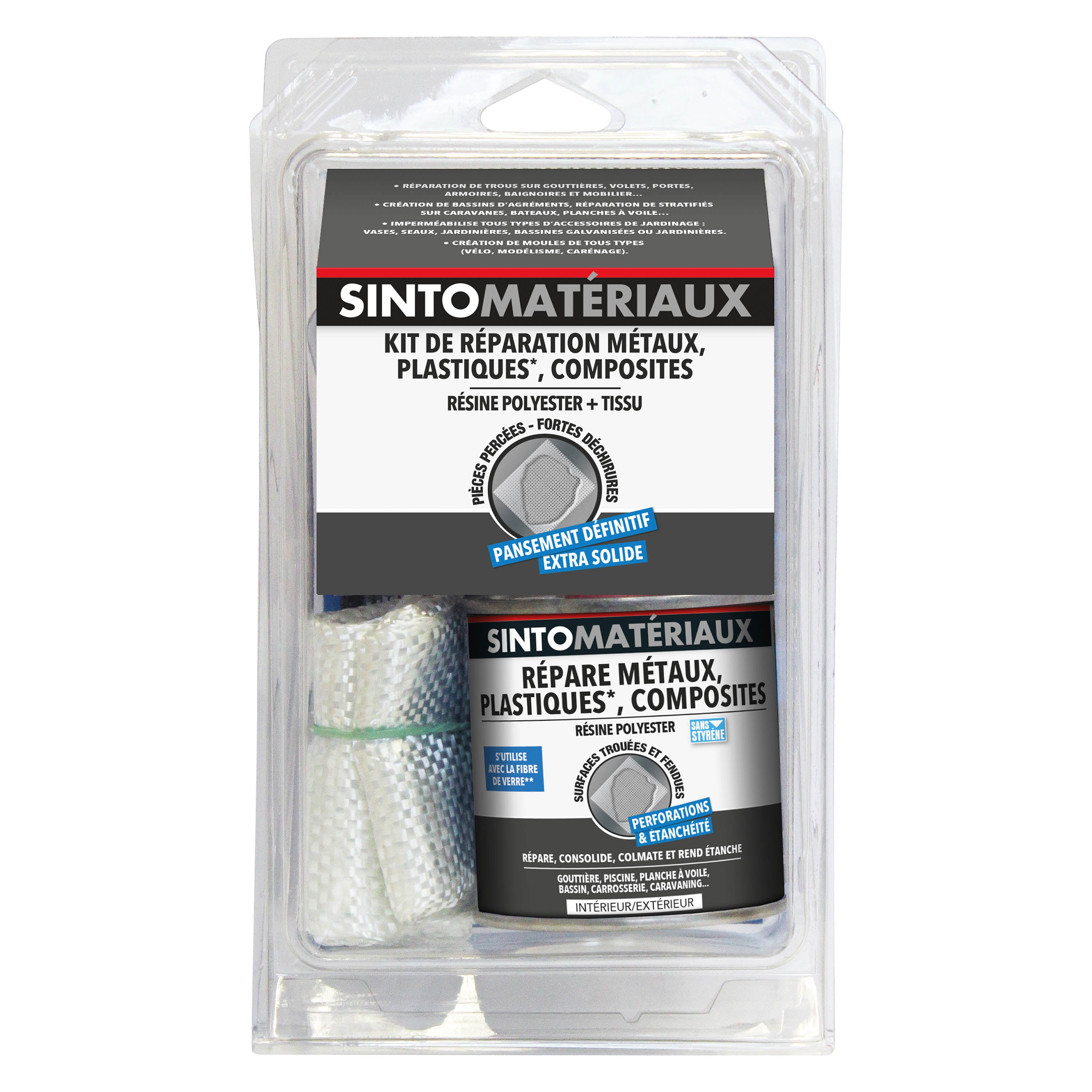 SINTO - Kit résine et tissu 250ml