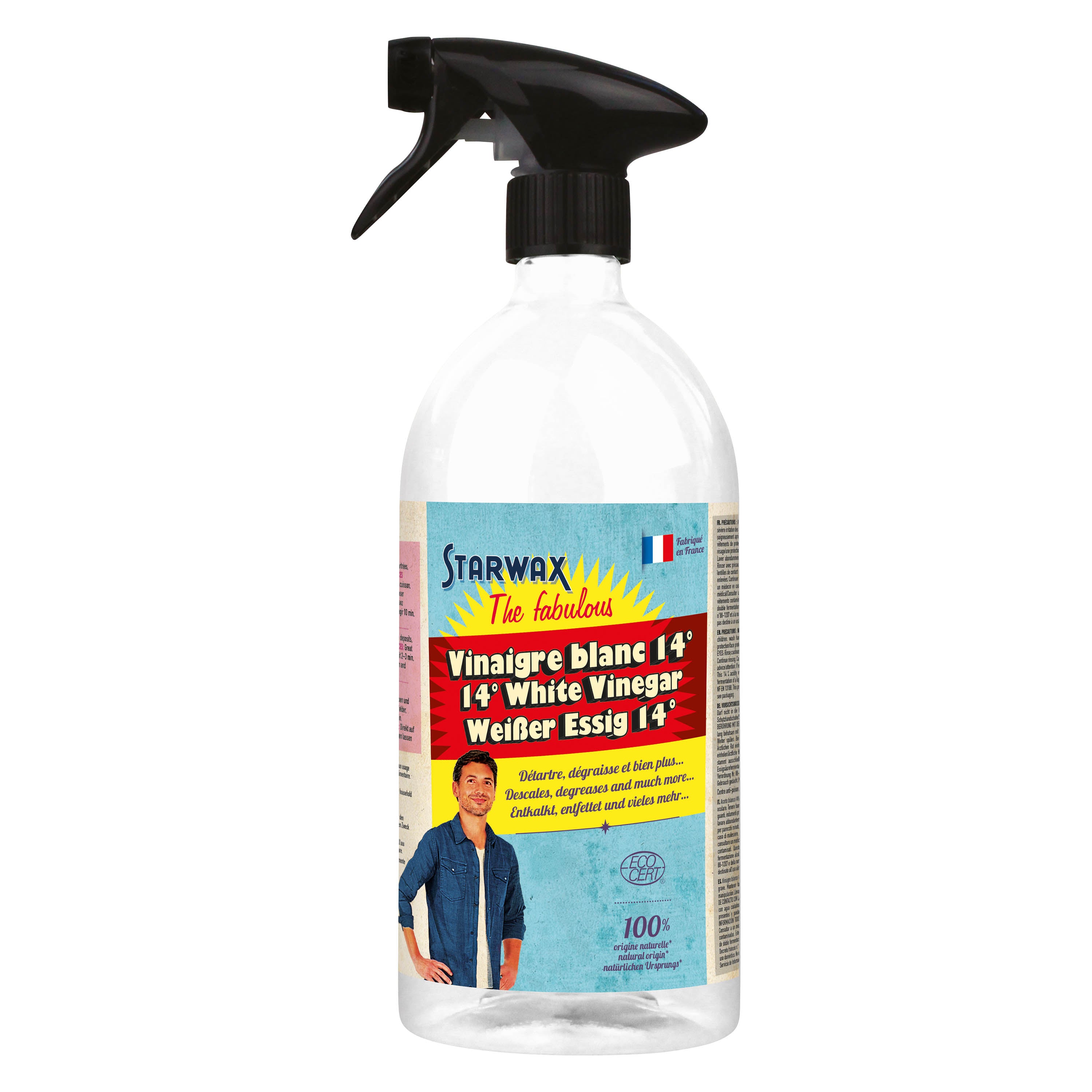 STARWAX FABULOUS - Vinaigre blanc 14° 1L
