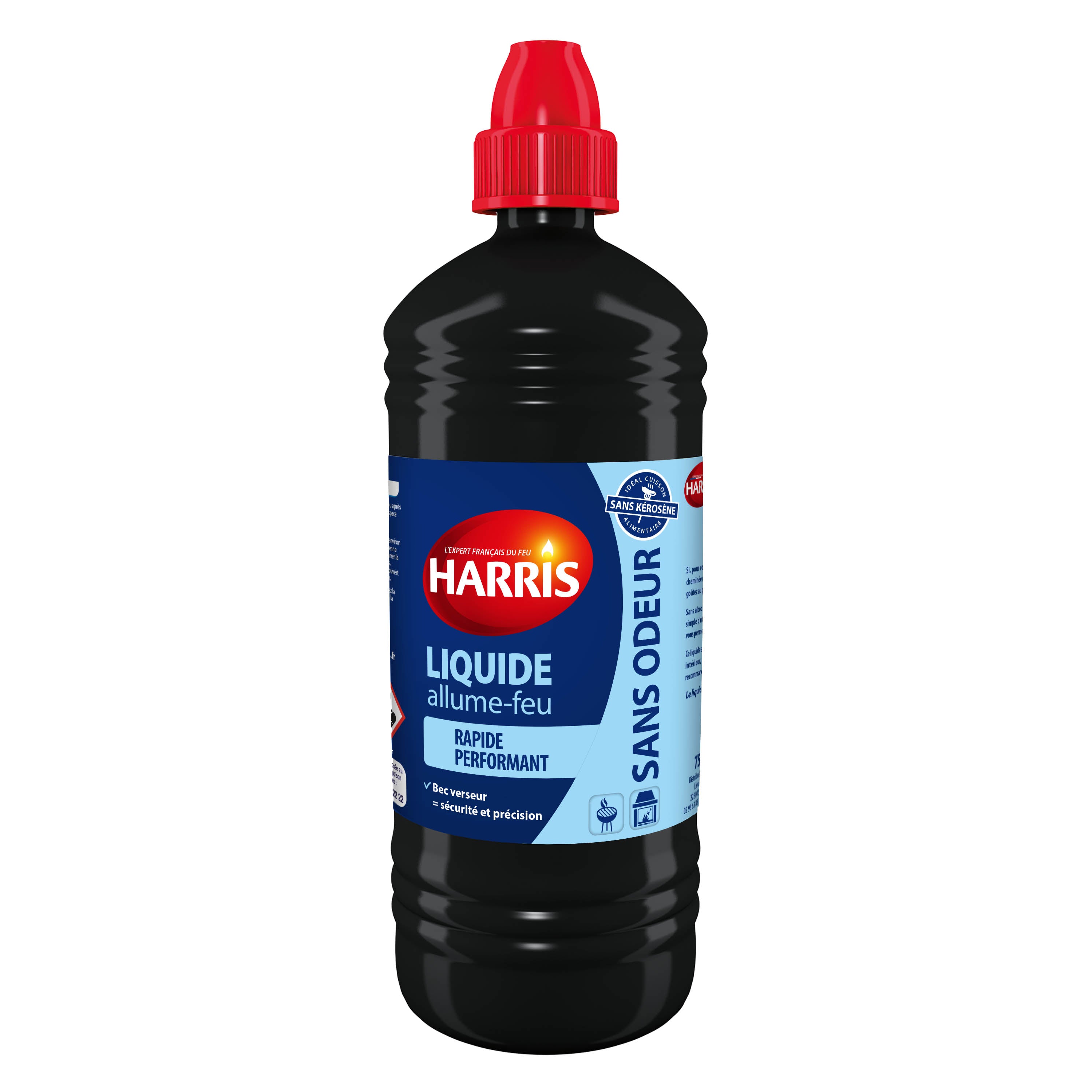 HARRIS - Liquide allume feu sans odeur 750ml