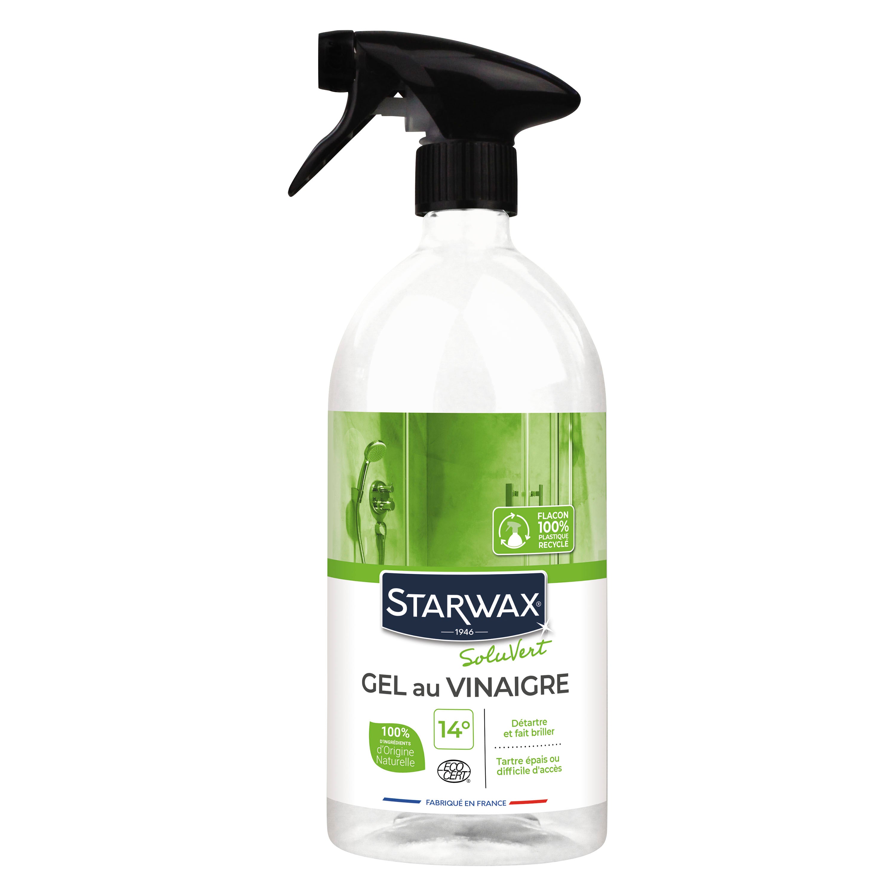 STARWAX SOLUVERT - Gel au vinaigre 14° 1L