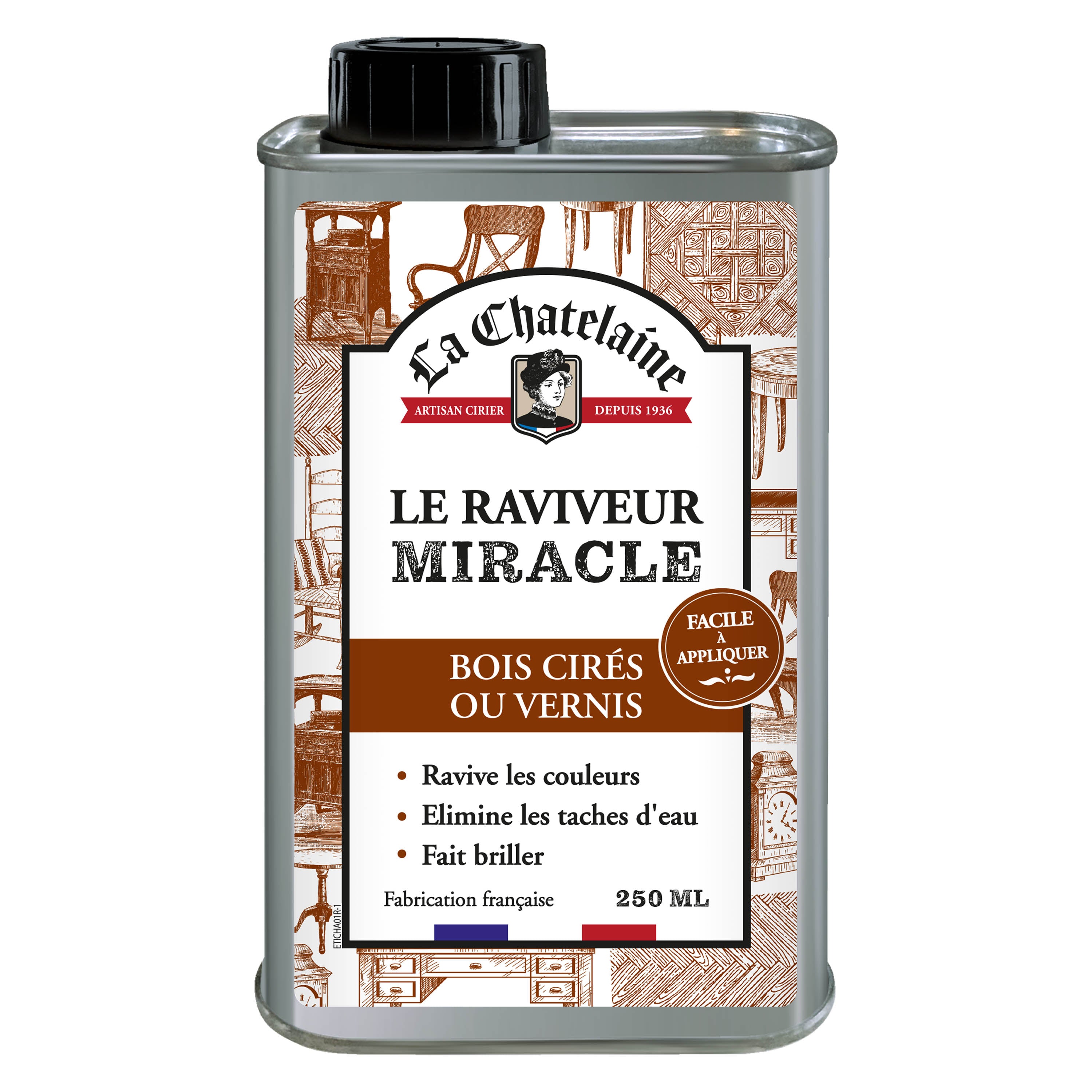 LA CHATELAINE - Le raviveur miracle 250ml - bois cirés ou vernis 250ml