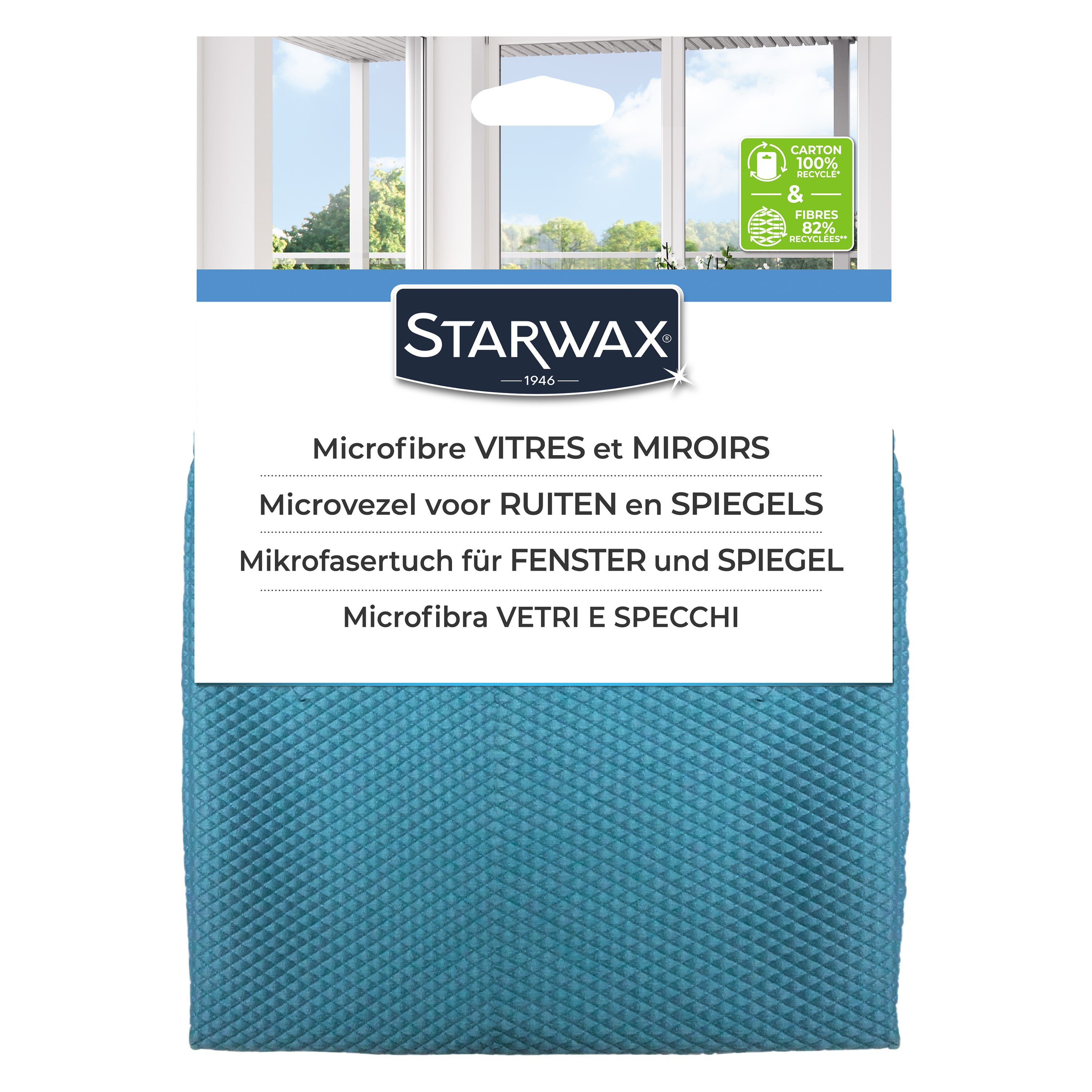 STARWAX - Microfibre vitres et miroirs X1