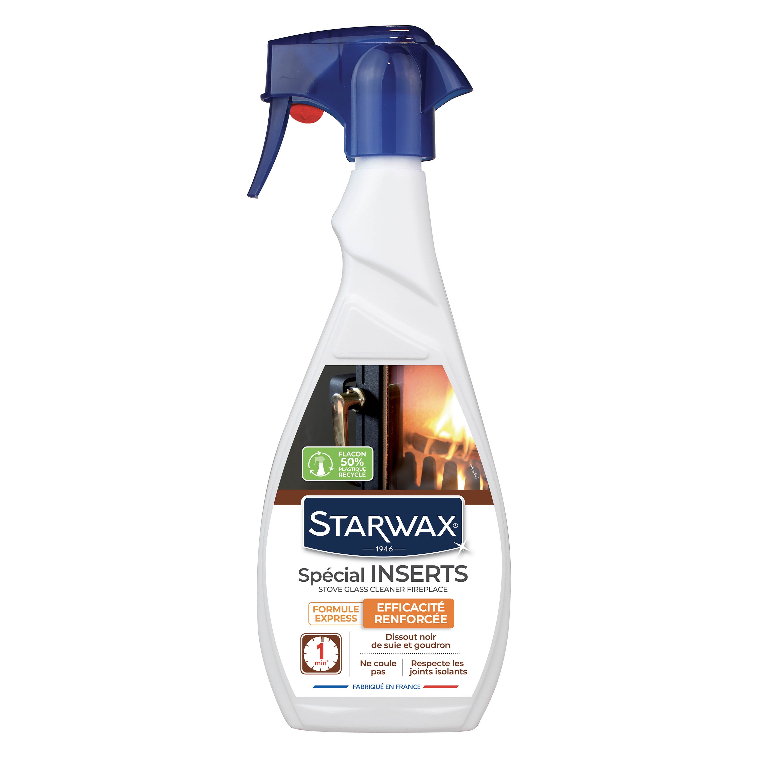 STARWAX - Nettoyant express inserts pour poêle & cheminée
 500ml